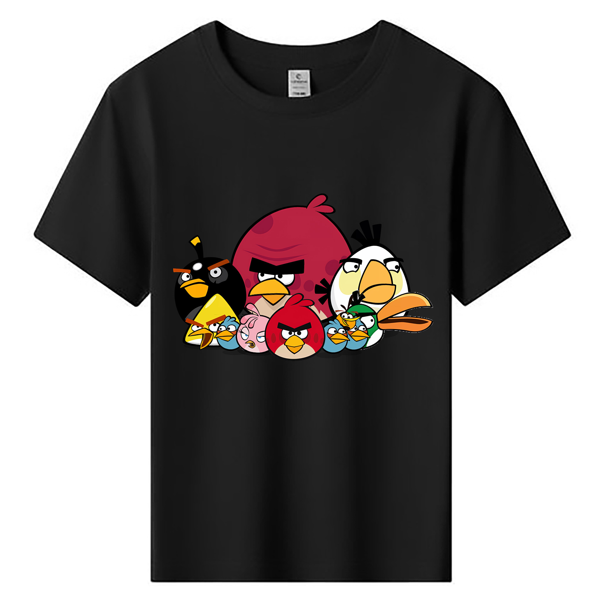 （画像用） Angry Birds アングリーバード 綿100％キッズTシャツ（フロントプリント）