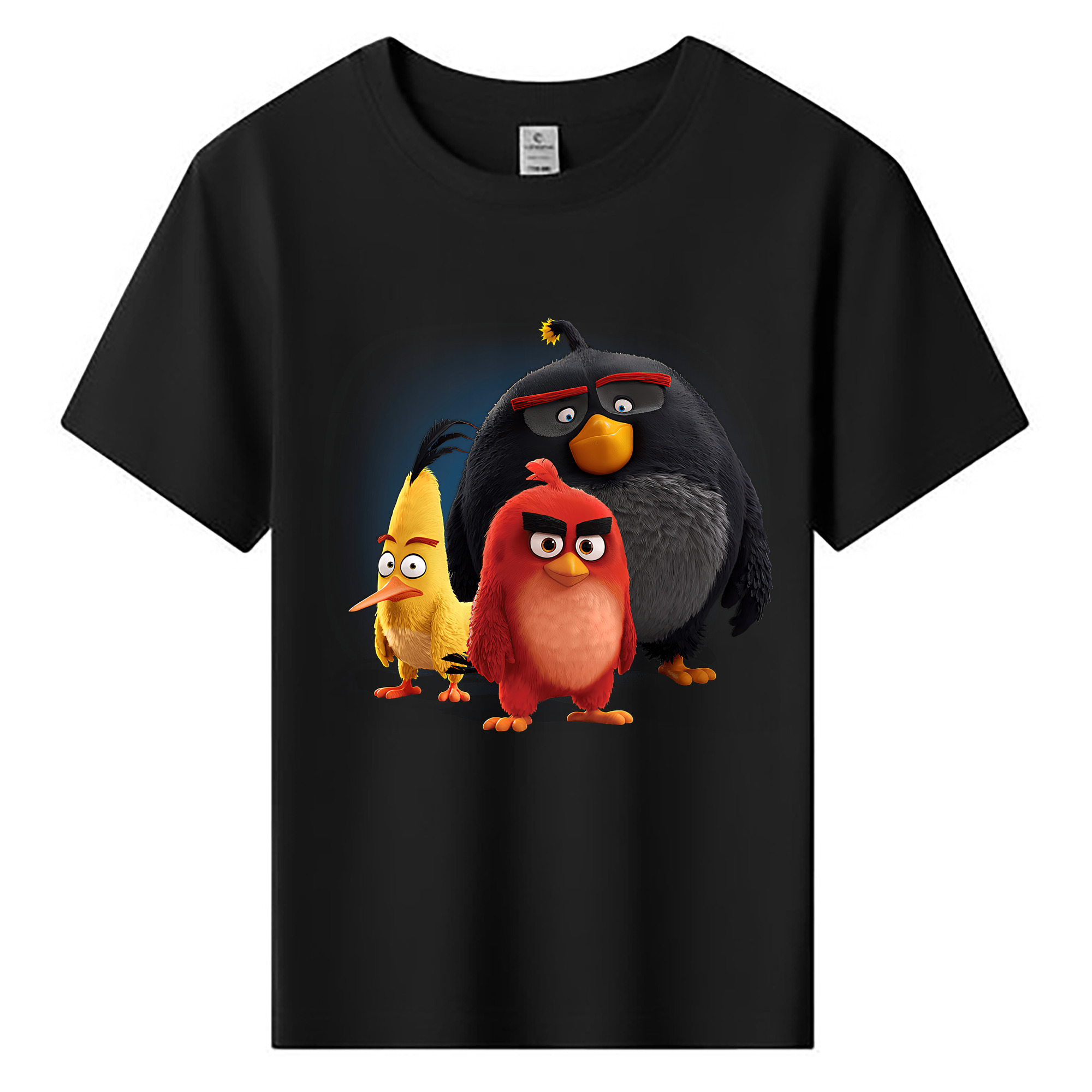 （画像用） Angry Birds アングリーバード 綿100％キッズTシャツ（フロントプリント）