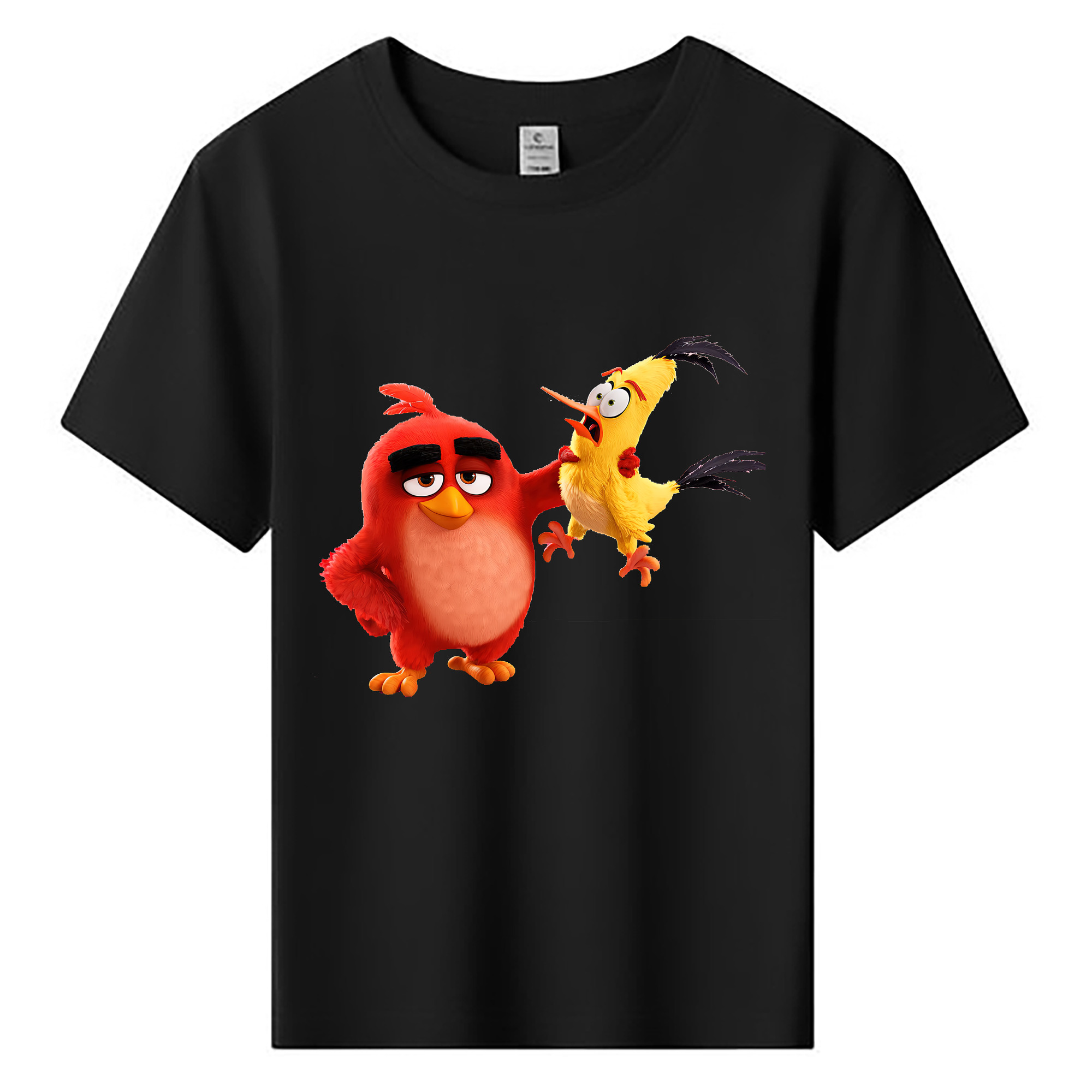 （画像用） Angry Birds アングリーバード 綿100％キッズTシャツ（フロントプリント）
