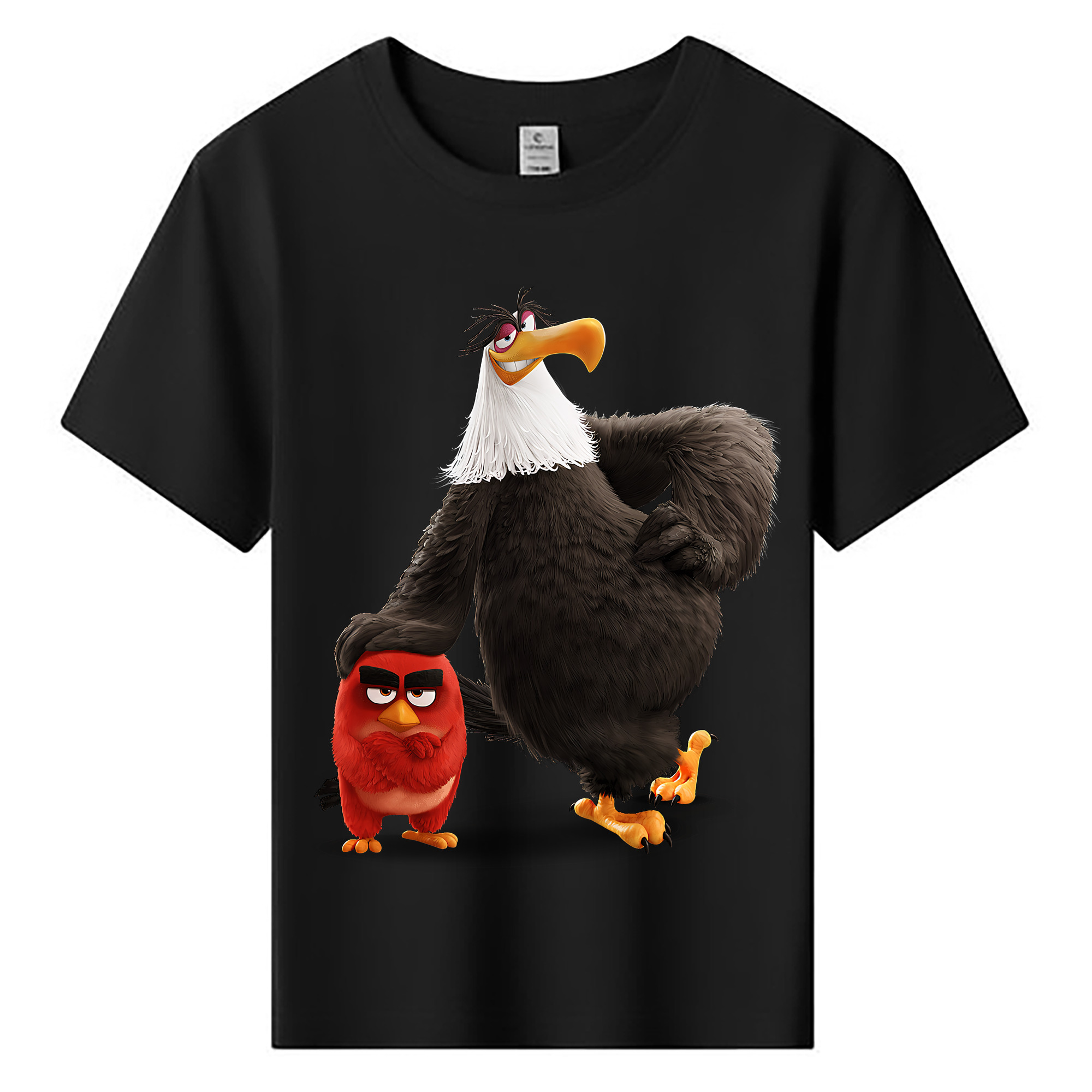 （画像用） Angry Birds アングリーバード 綿100％キッズTシャツ（フロントプリント）