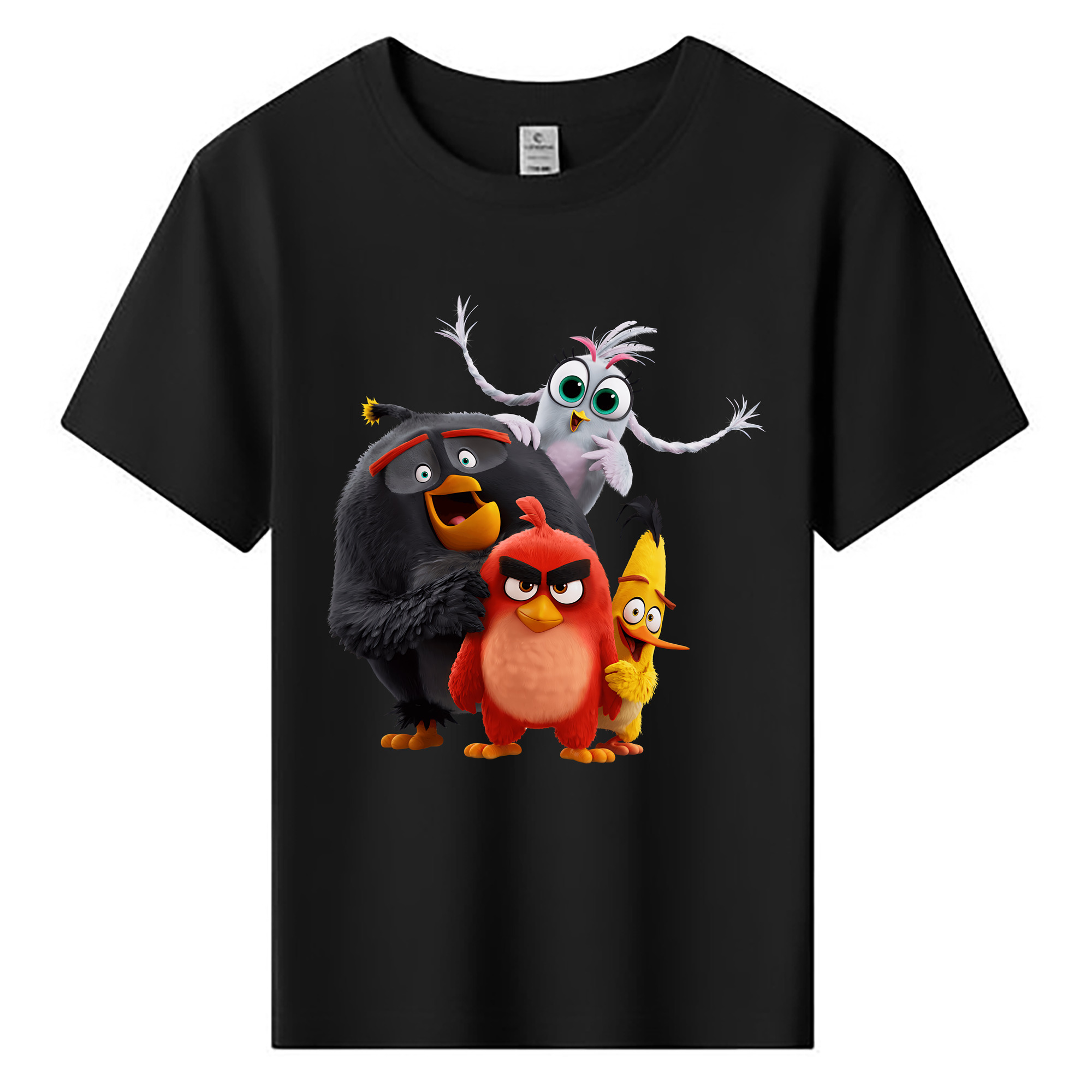 （画像用） Angry Birds アングリーバード 綿100％キッズTシャツ（フロントプリント）