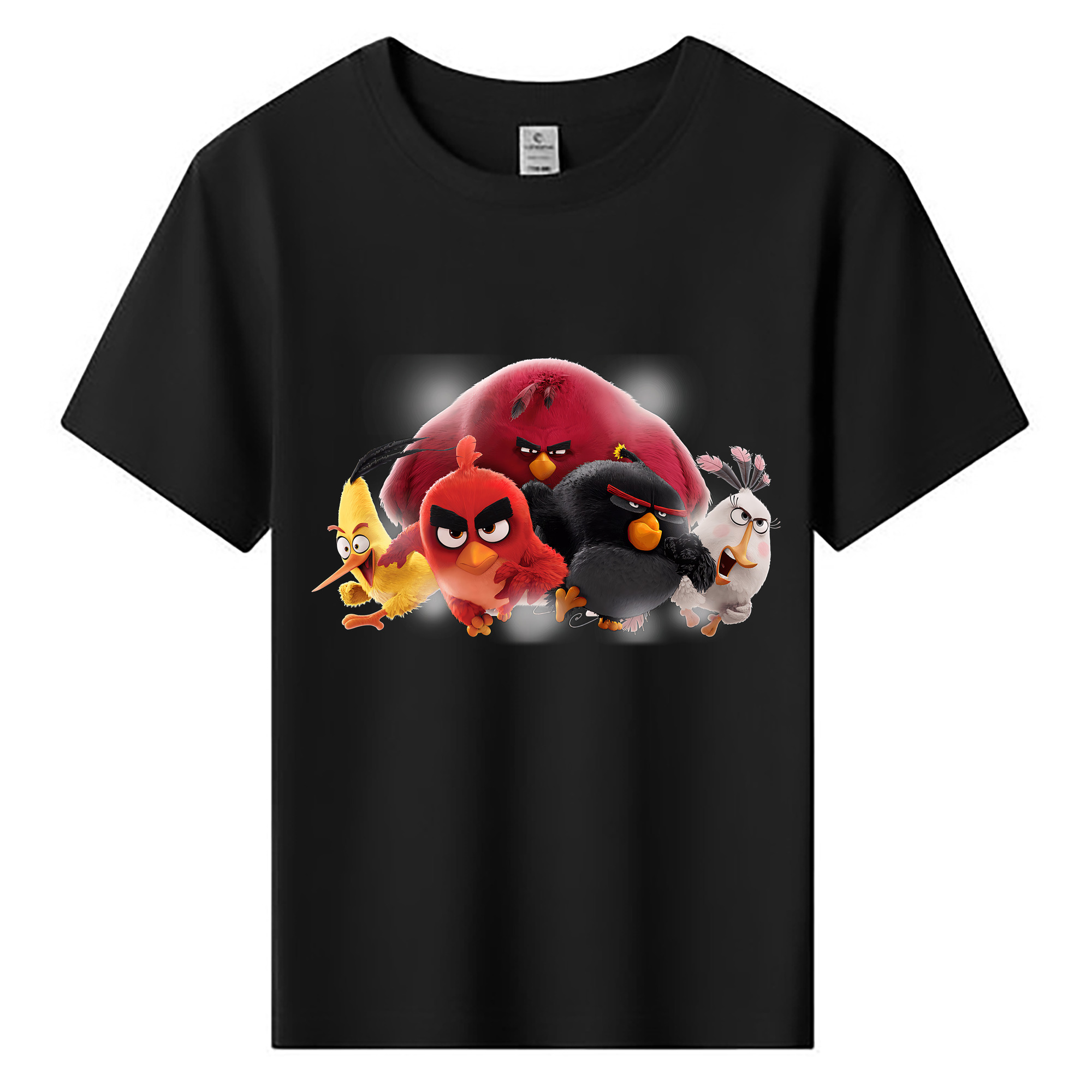 （画像用） Angry Birds アングリーバード 綿100％キッズTシャツ（フロントプリント）