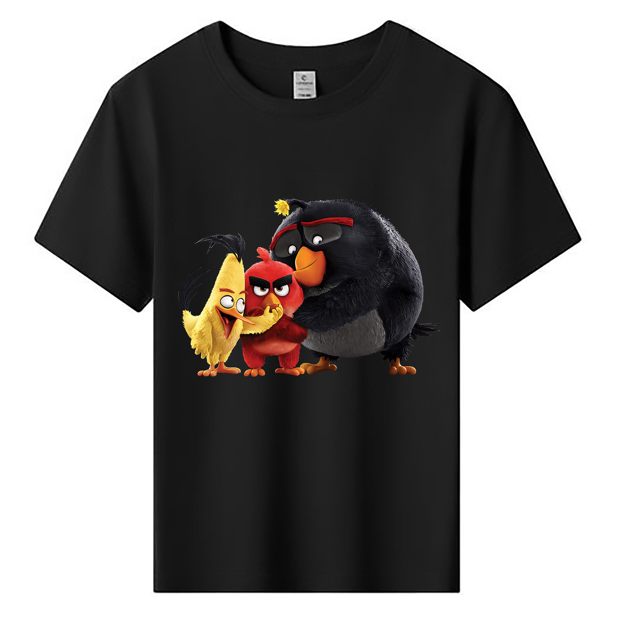 （画像用） Angry Birds アングリーバード 綿100％キッズTシャツ（フロントプリント）