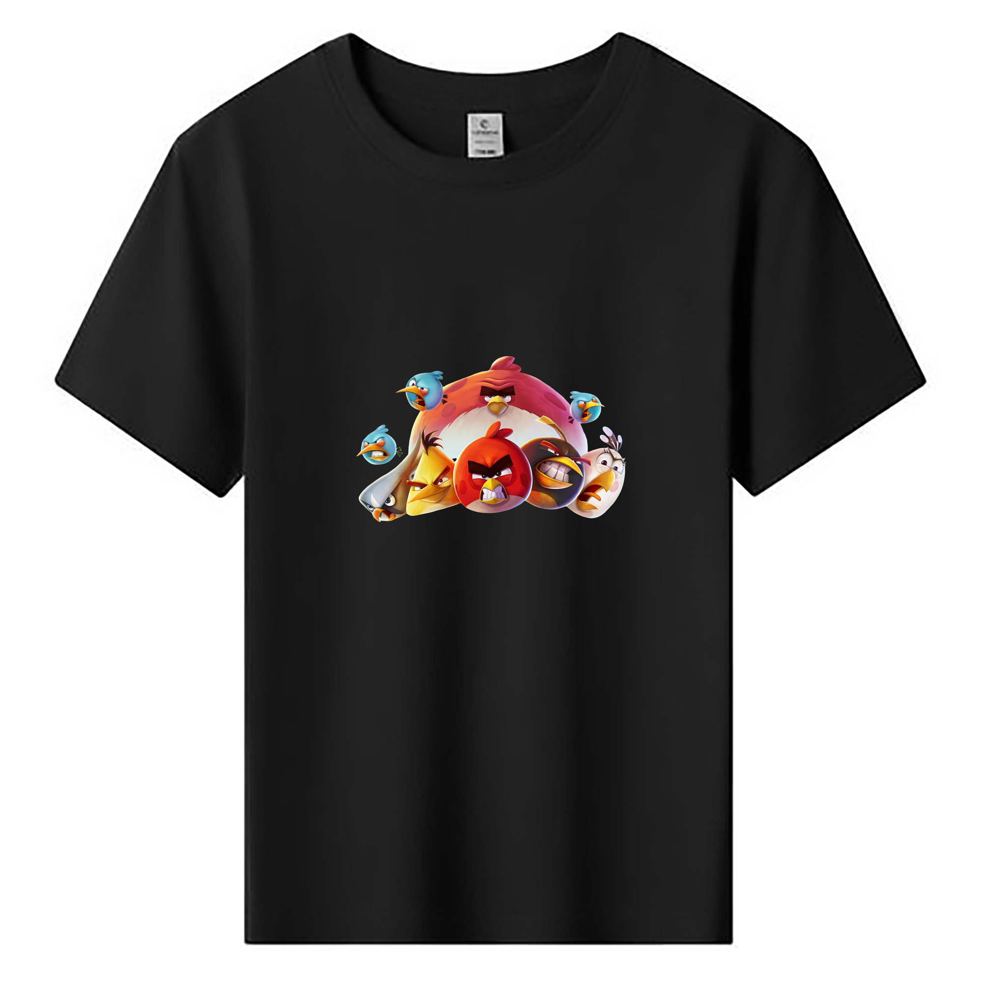 （画像用） Angry Birds アングリーバード 綿100％キッズTシャツ（フロントプリント）