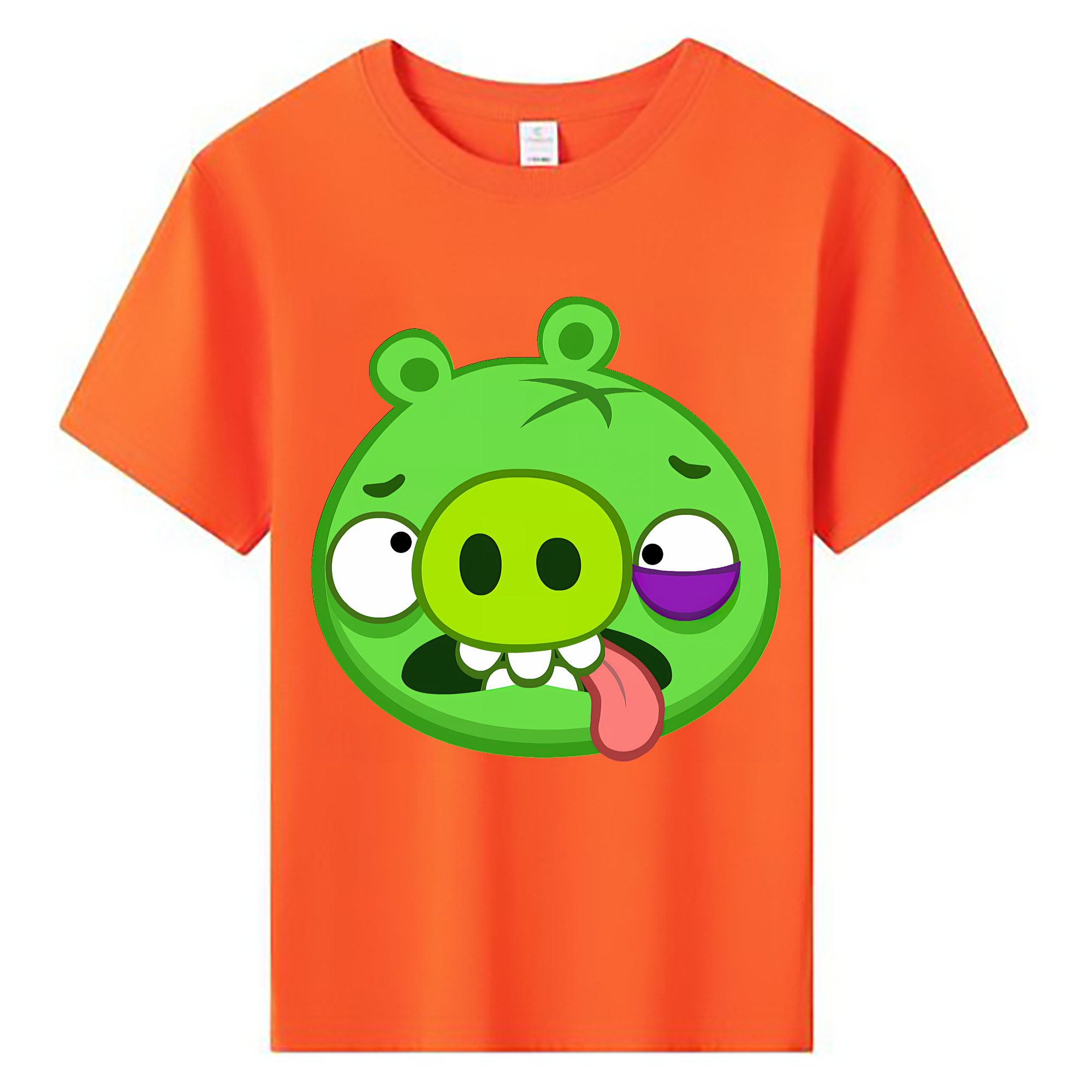 （画像用） Angry Birds アングリーバード 綿100％キッズTシャツ（フロントプリント）