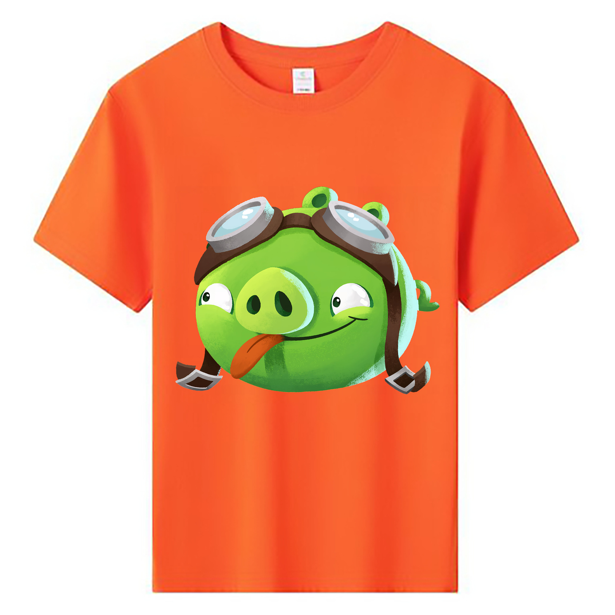 （画像用） Angry Birds アングリーバード 綿100％キッズTシャツ（フロントプリント）
