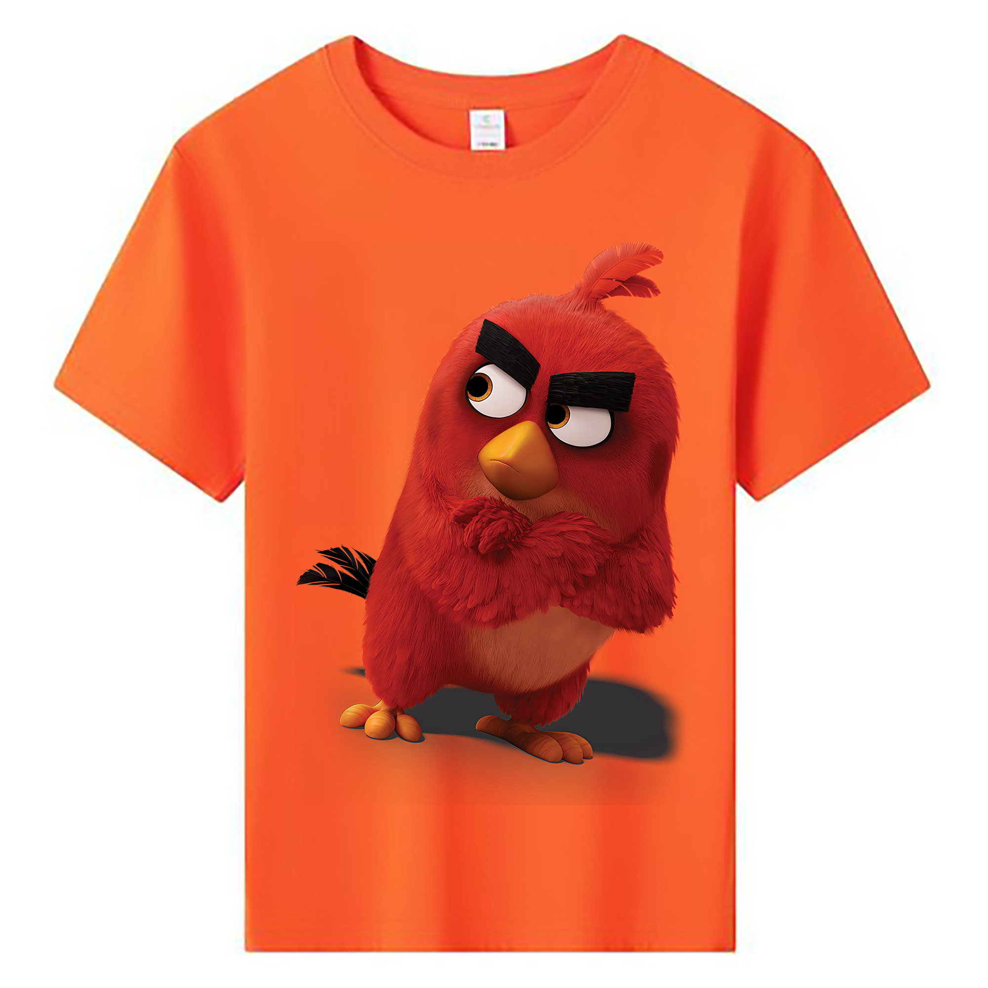 （画像用） Angry Birds アングリーバード 綿100％キッズTシャツ（フロントプリント）