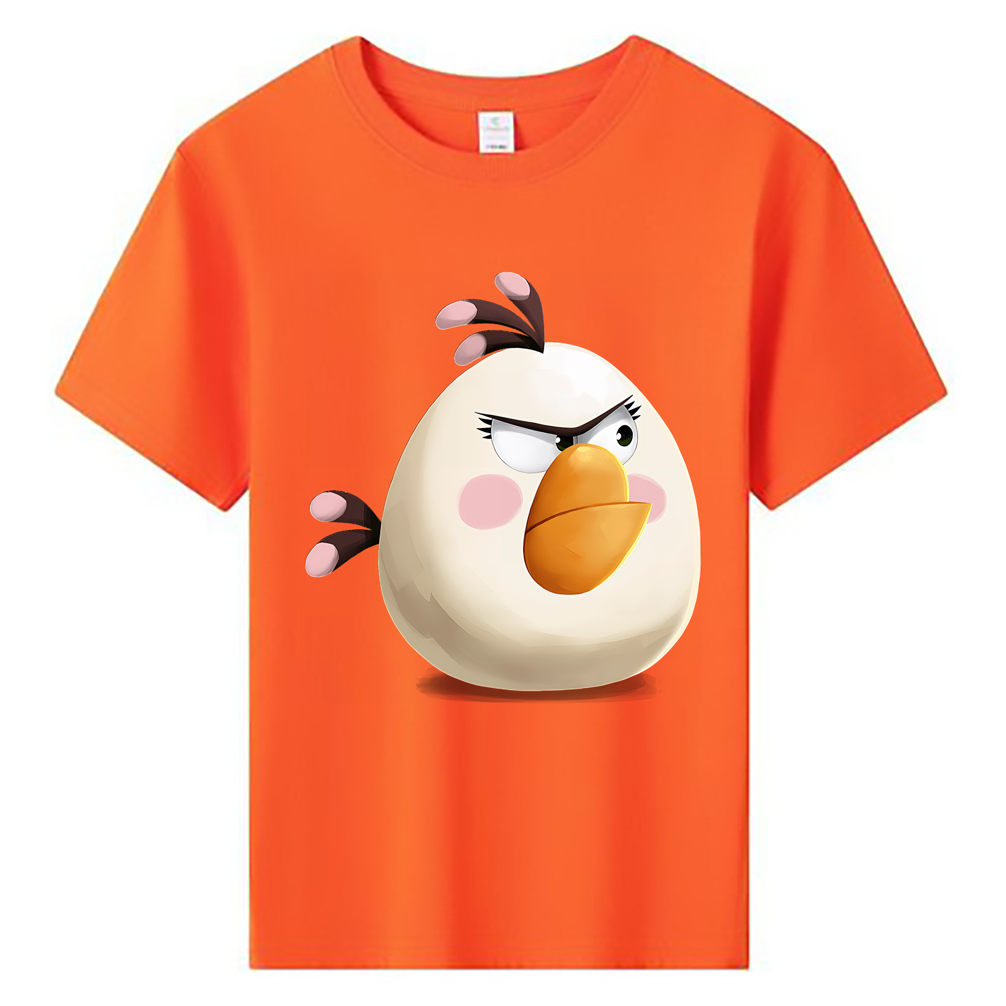 （画像用） Angry Birds アングリーバード 綿100％キッズTシャツ（フロントプリント）
