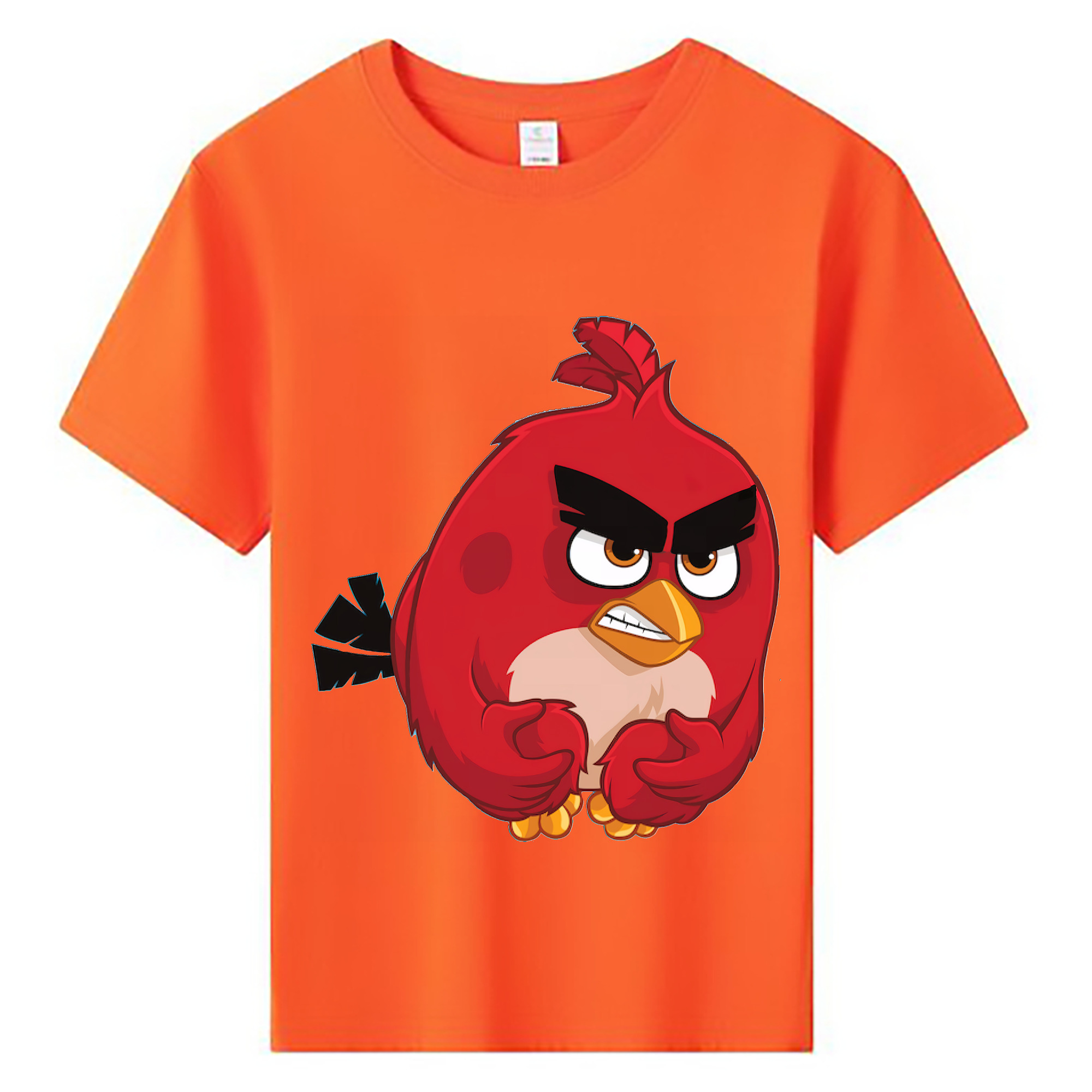（画像用） Angry Birds アングリーバード 綿100％キッズTシャツ（フロントプリント）