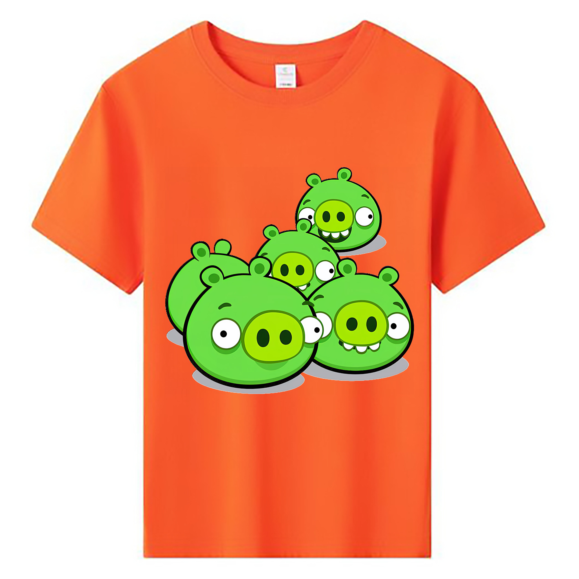 （画像用） Angry Birds アングリーバード 綿100％キッズTシャツ（フロントプリント）