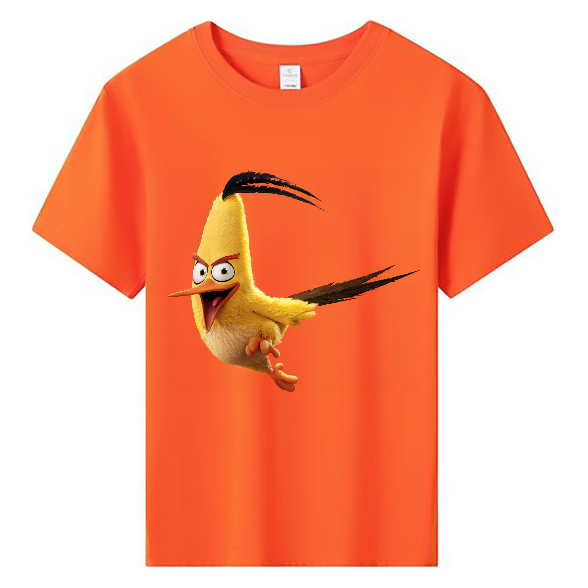 （画像用） Angry Birds アングリーバード 綿100％キッズTシャツ（フロントプリント）