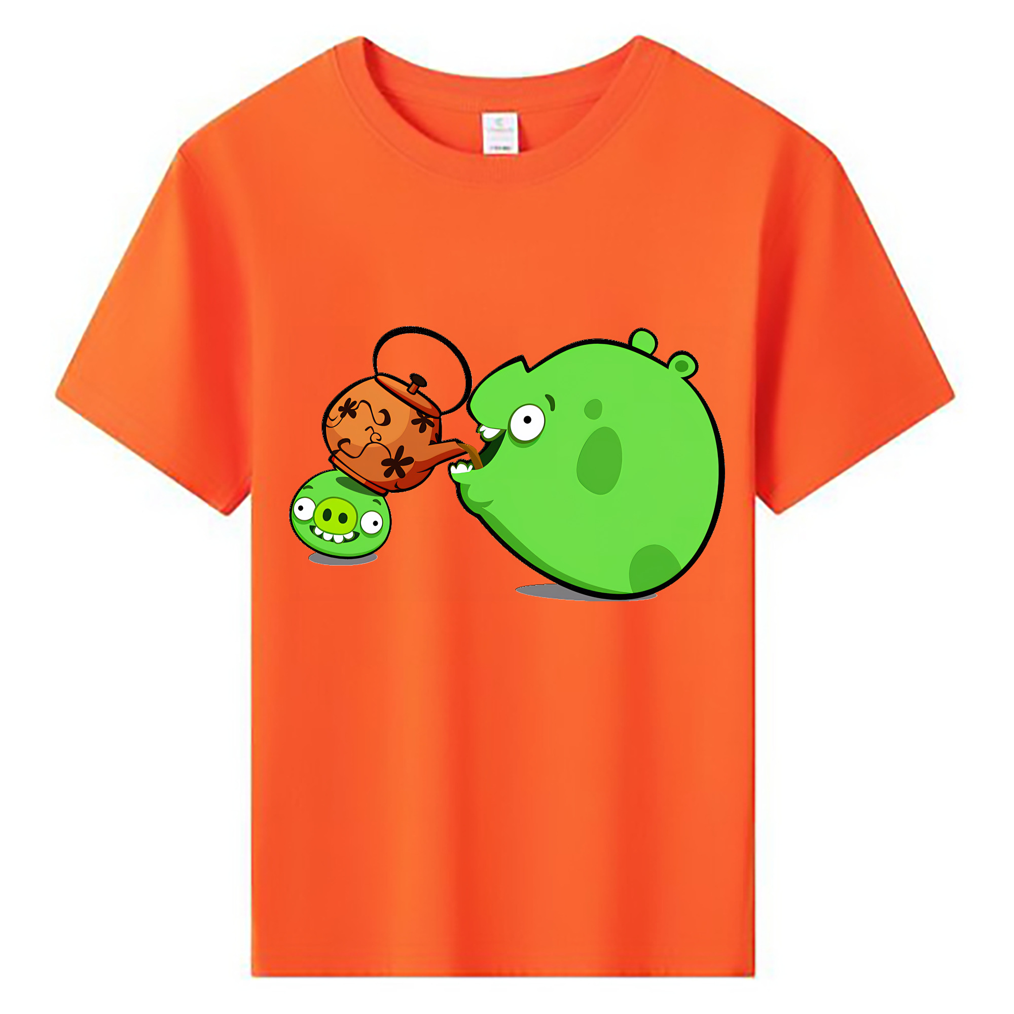 （画像用） Angry Birds アングリーバード 綿100％キッズTシャツ（フロントプリント）