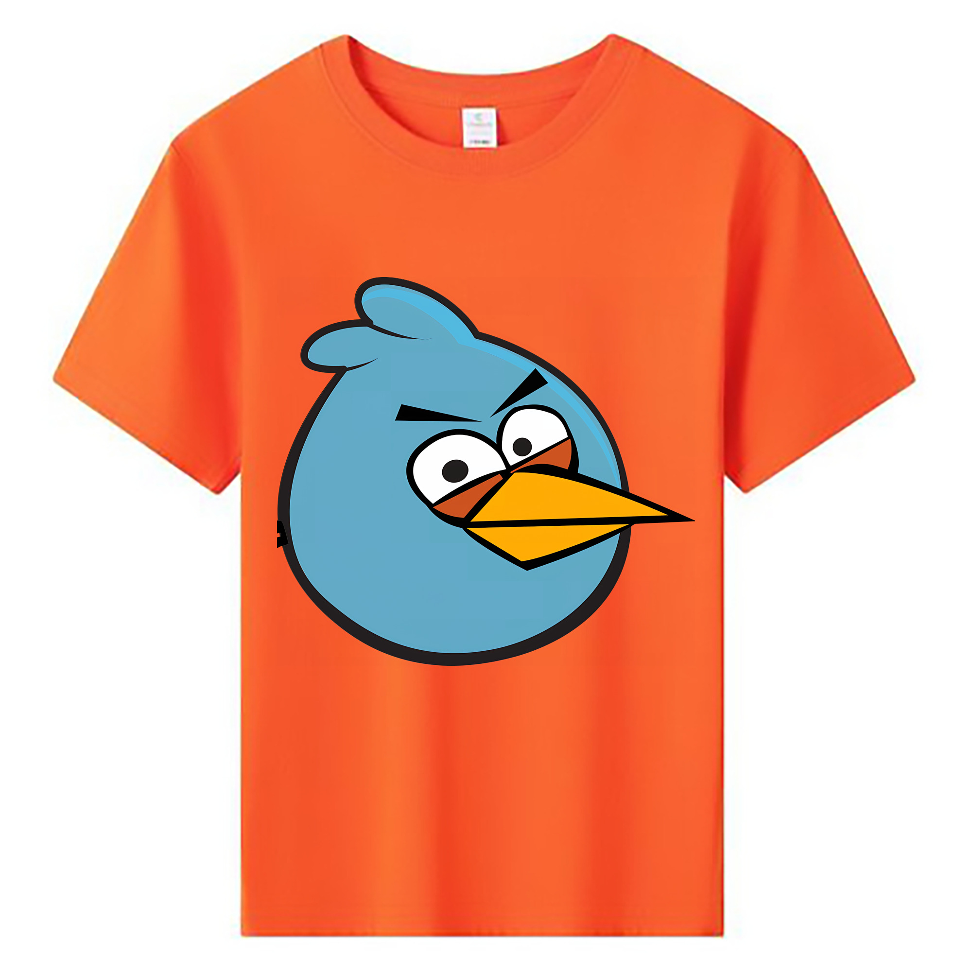 （画像用） Angry Birds アングリーバード 綿100％キッズTシャツ（フロントプリント）