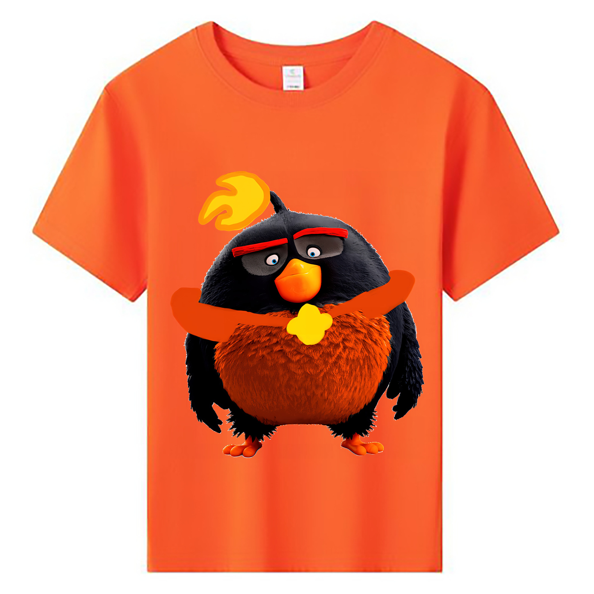 （画像用） Angry Birds アングリーバード 綿100％キッズTシャツ（フロントプリント）
