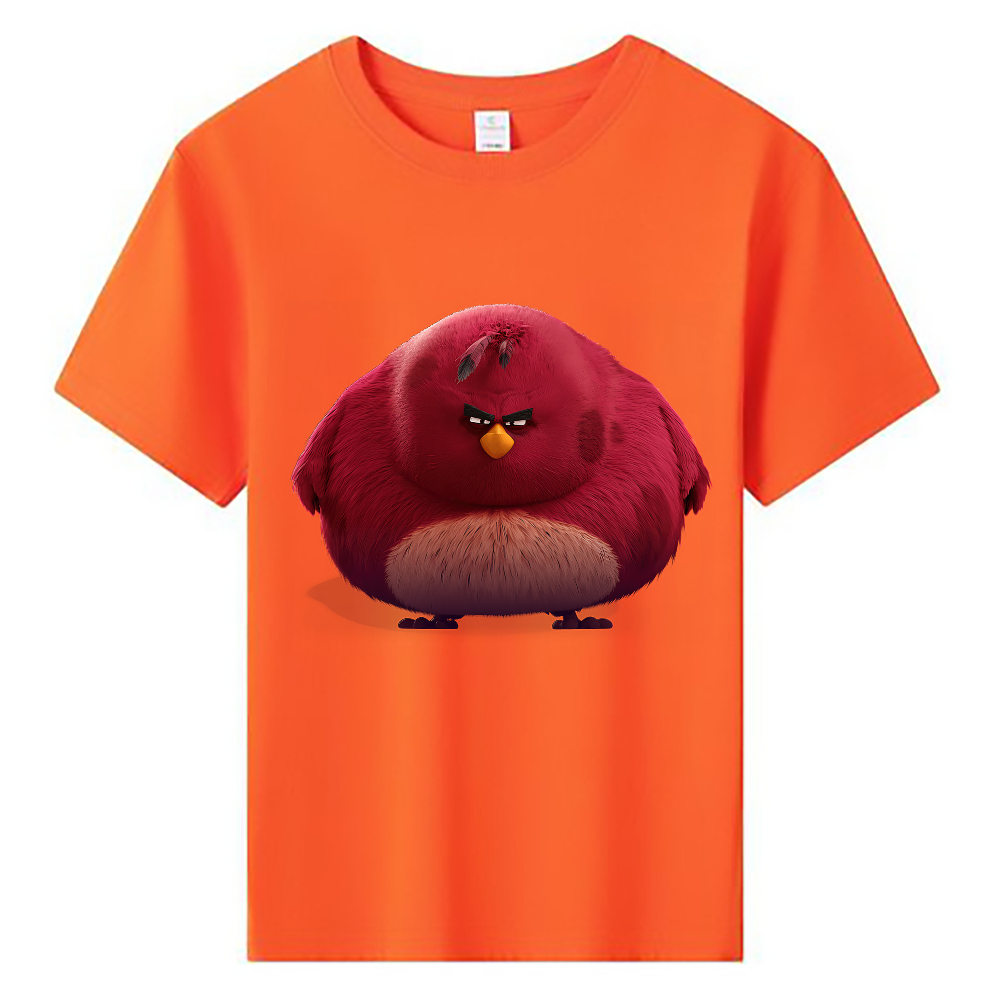 （画像用） Angry Birds アングリーバード 綿100％キッズTシャツ（フロントプリント）