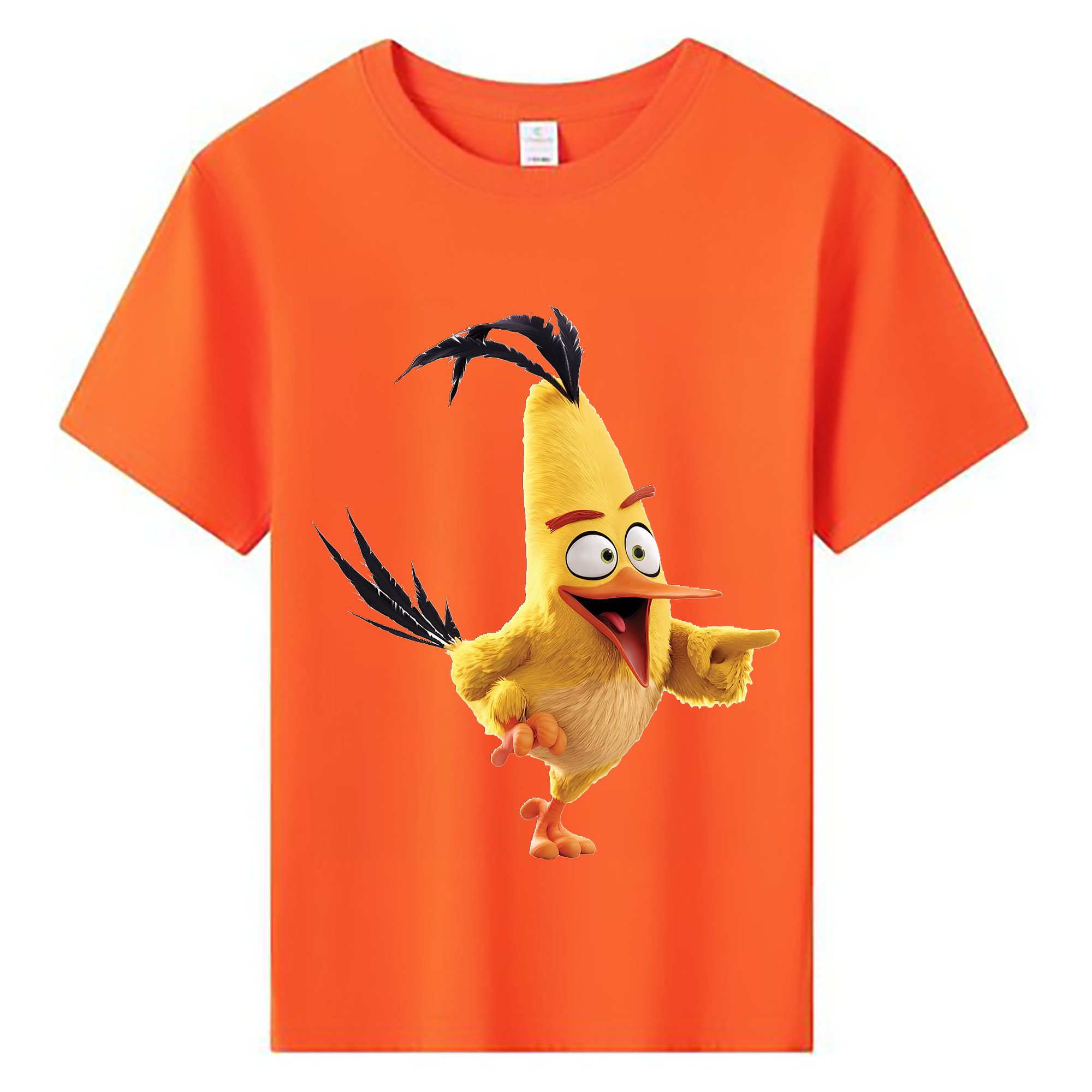 （画像用） Angry Birds アングリーバード 綿100％キッズTシャツ（フロントプリント）