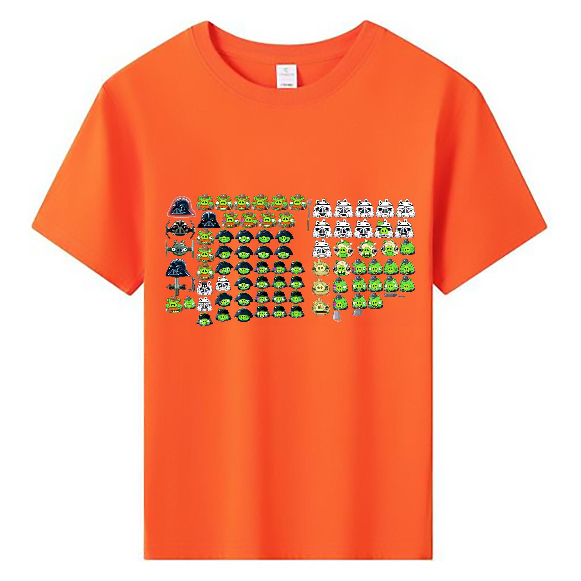 （画像用） Angry Birds アングリーバード 綿100％キッズTシャツ（フロントプリント）