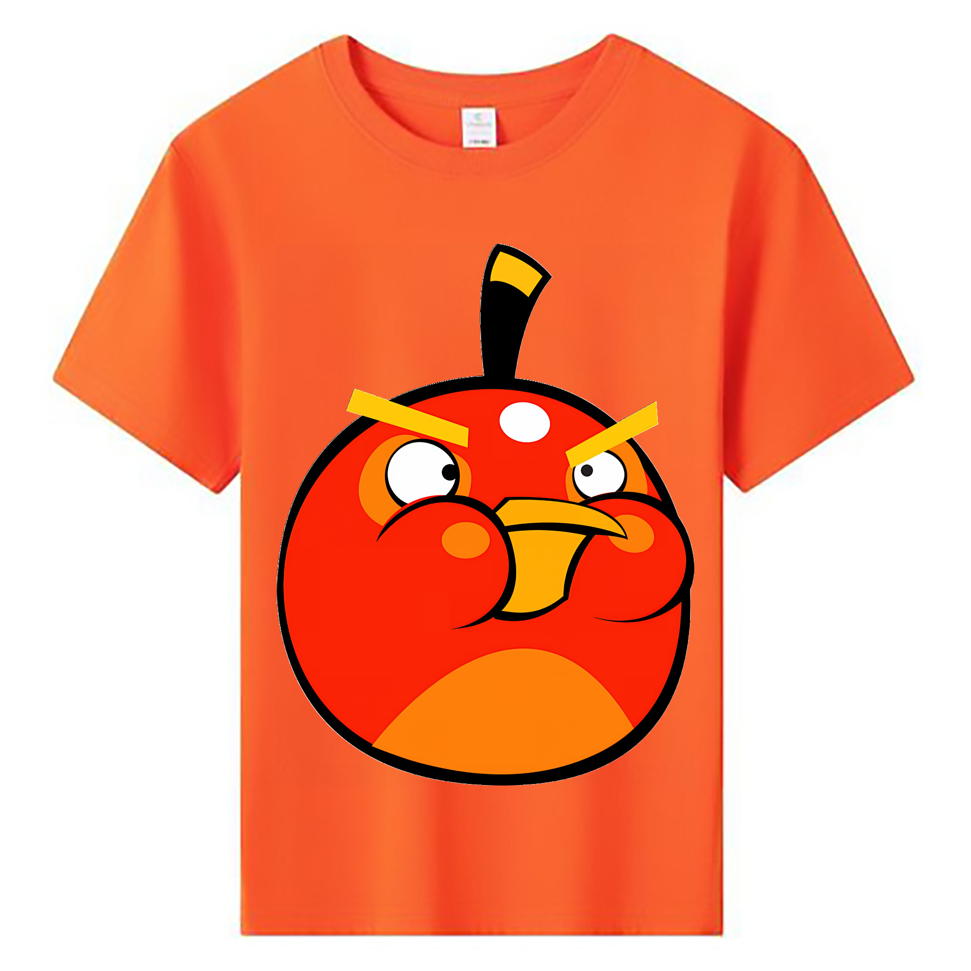 （画像用） Angry Birds アングリーバード 綿100％キッズTシャツ（フロントプリント）