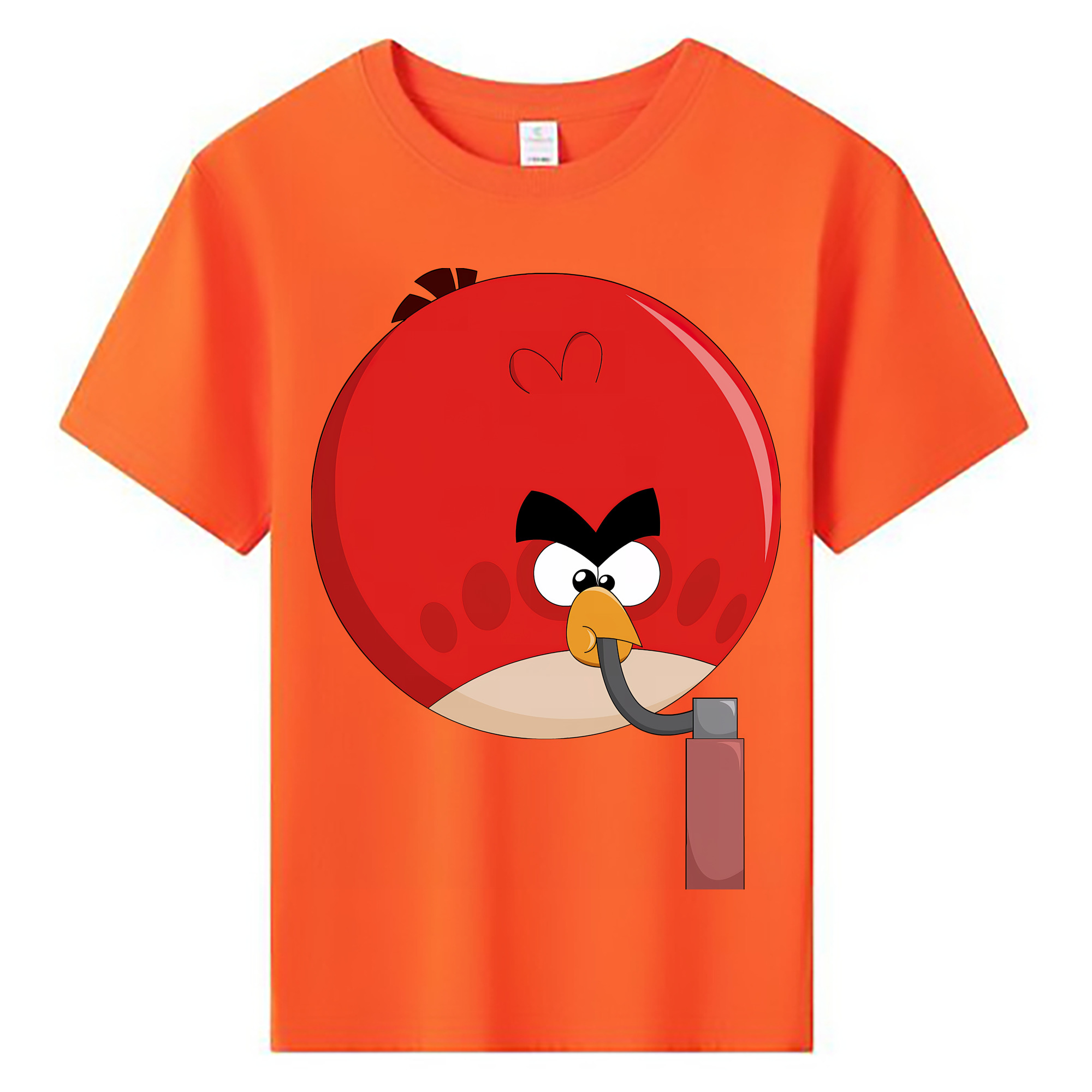 （画像用） Angry Birds アングリーバード 綿100％キッズTシャツ（フロントプリント）