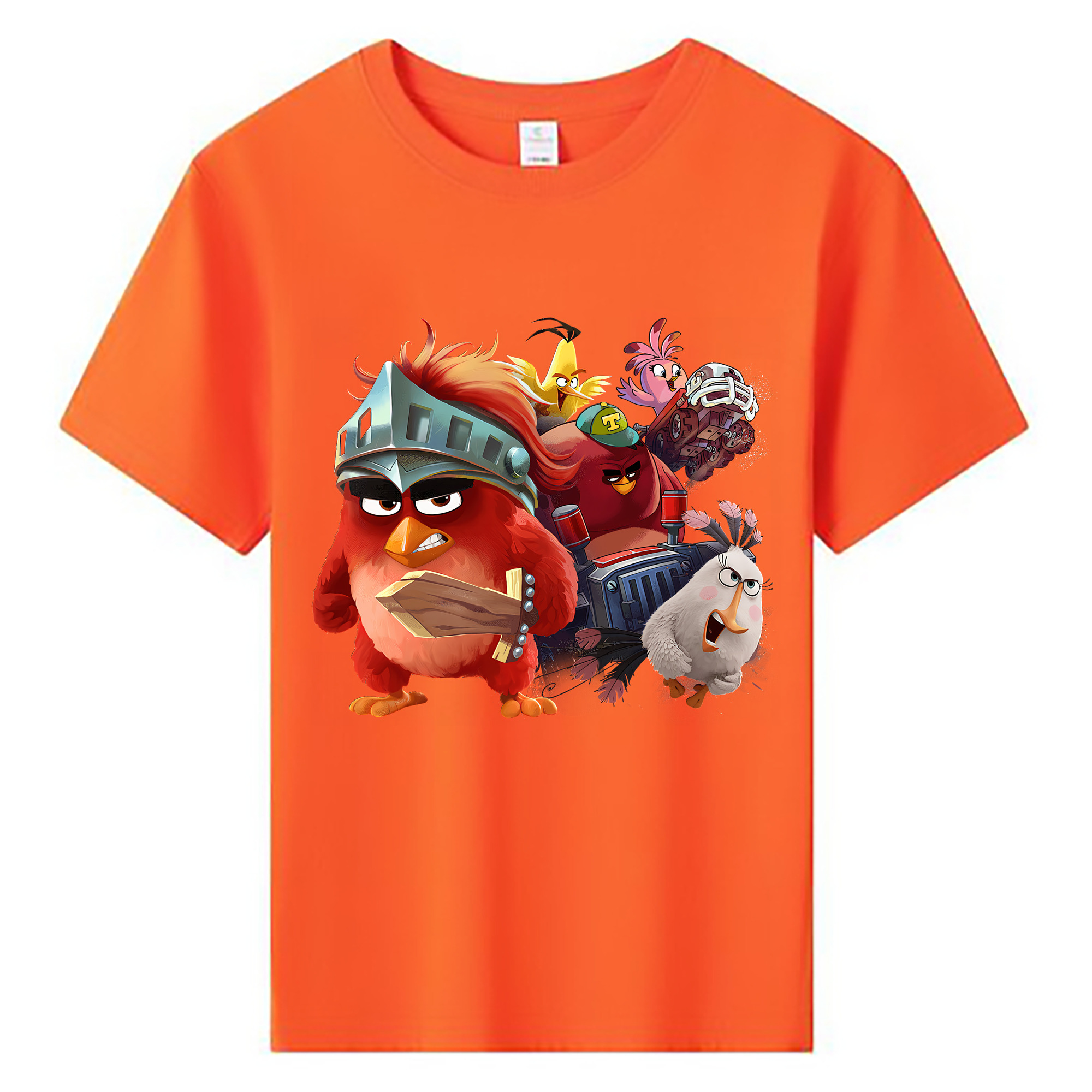 （画像用） Angry Birds アングリーバード 綿100％キッズTシャツ（フロントプリント）