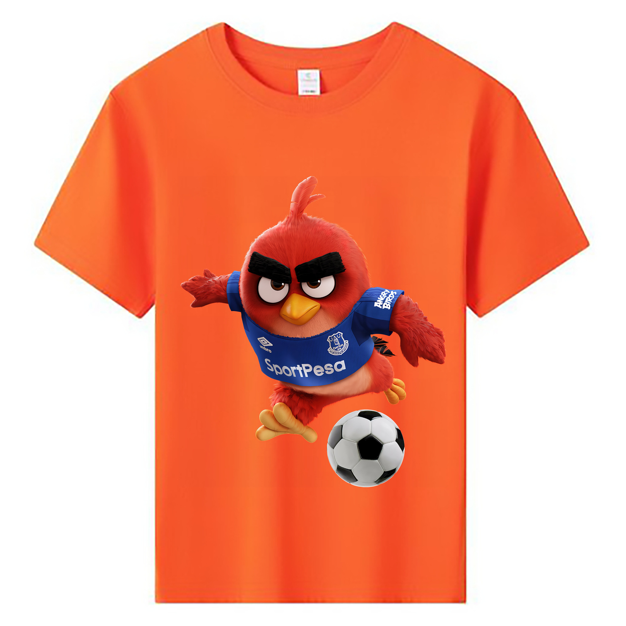 （画像用） Angry Birds アングリーバード 綿100％キッズTシャツ（フロントプリント）