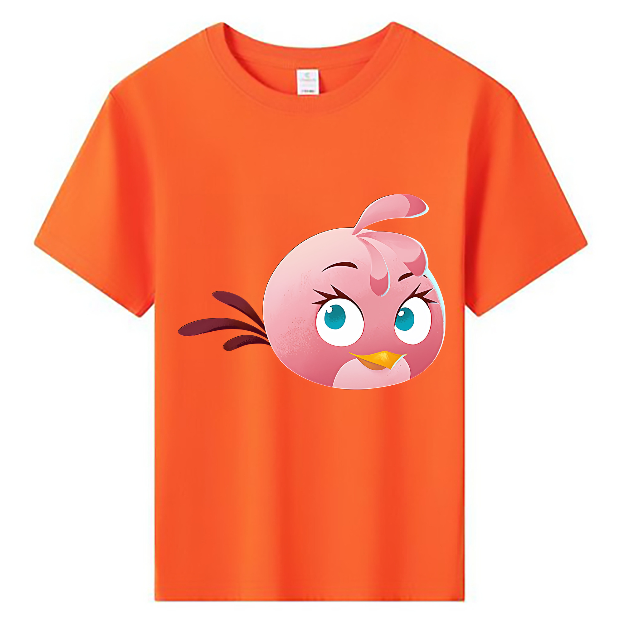 （画像用） Angry Birds アングリーバード 綿100％キッズTシャツ（フロントプリント）