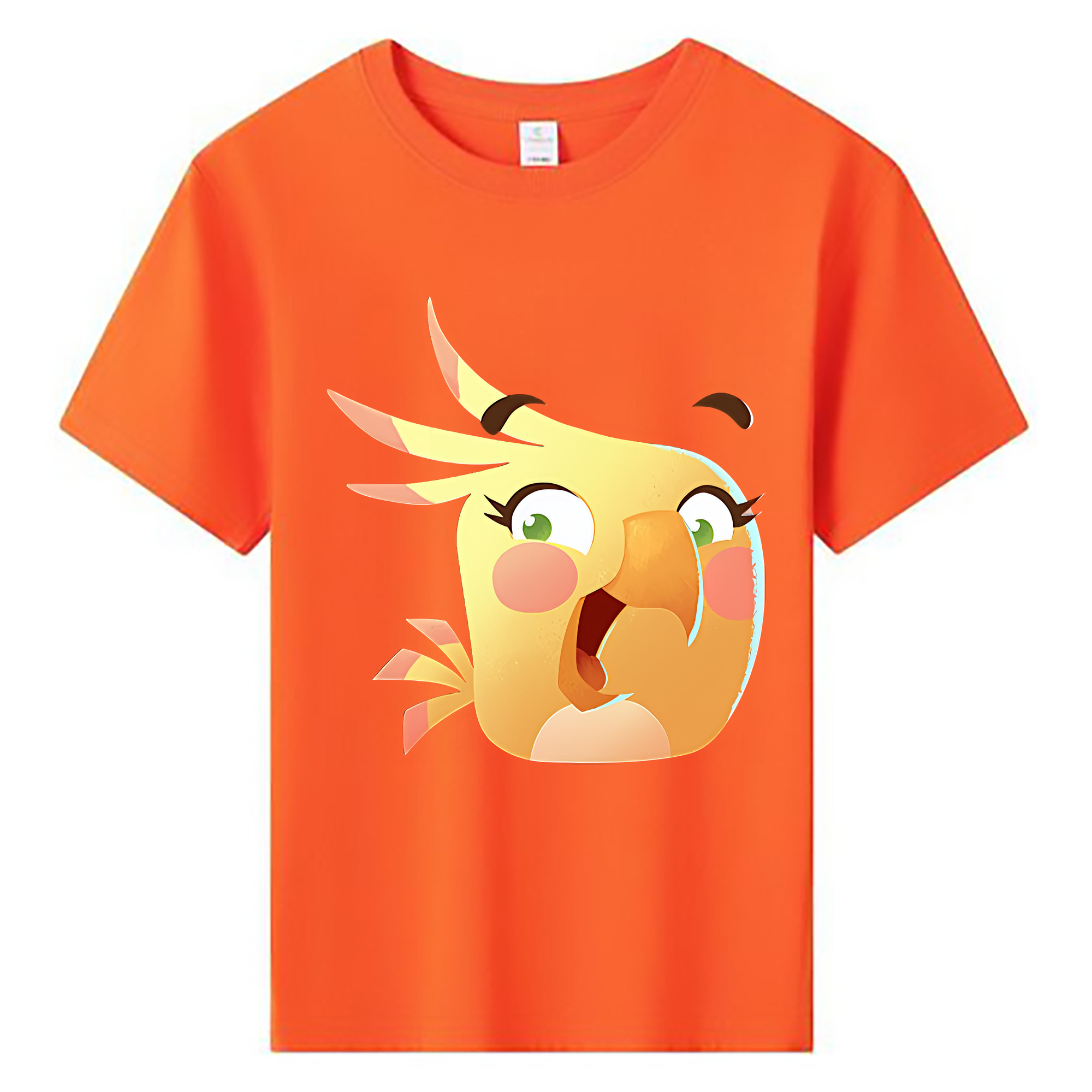（画像用） Angry Birds アングリーバード 綿100％キッズTシャツ（フロントプリント）