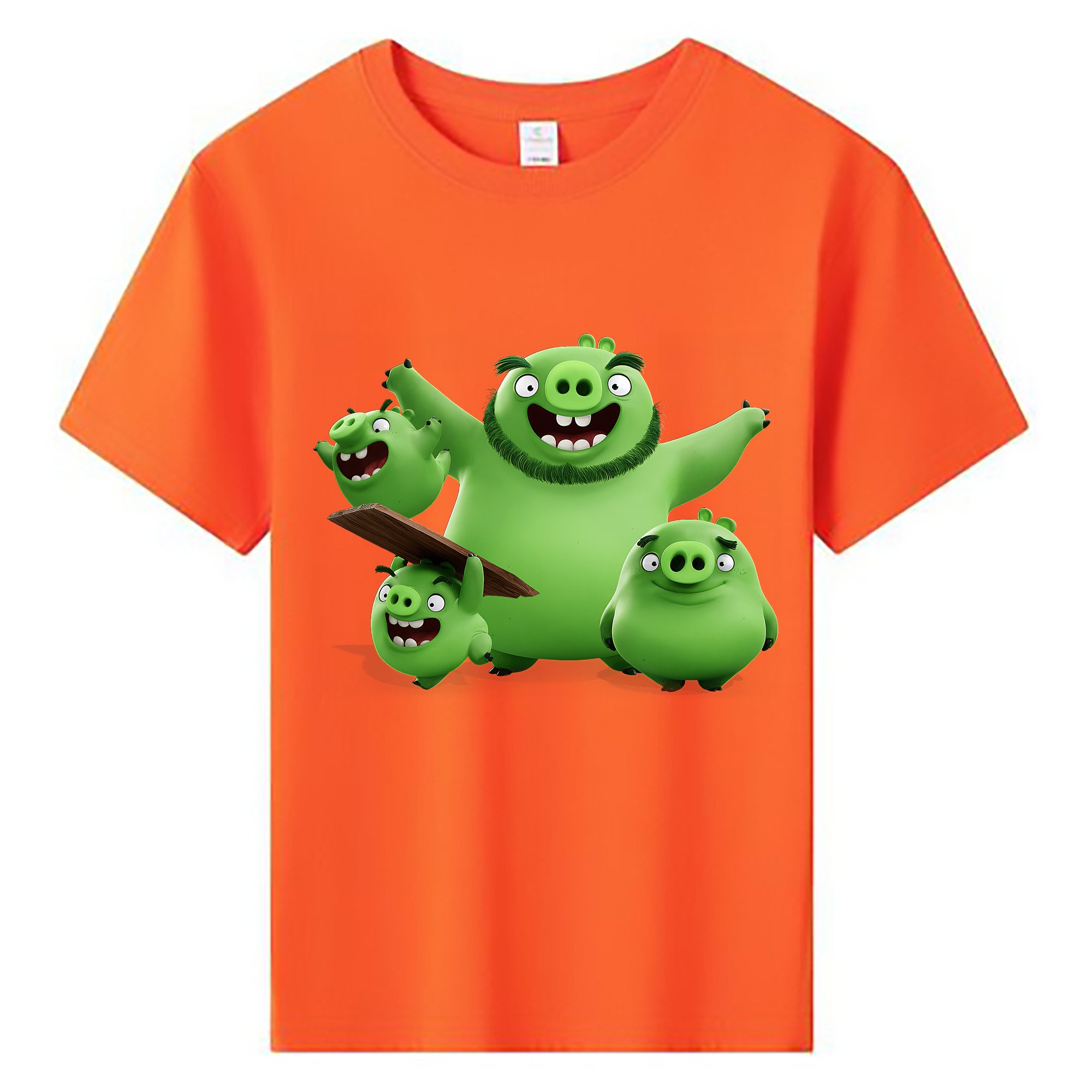 （画像用） Angry Birds アングリーバード 綿100％キッズTシャツ（フロントプリント）
