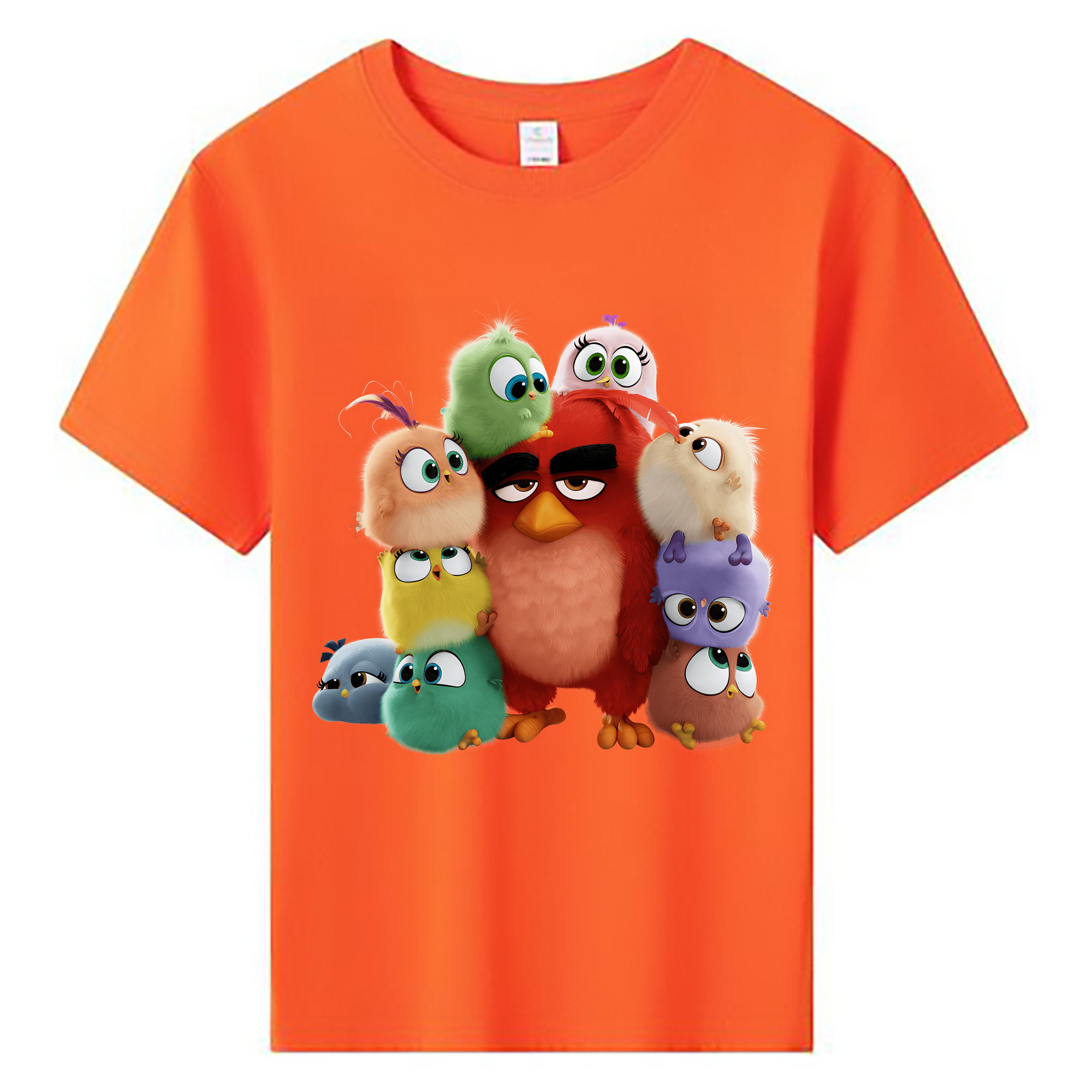 （画像用） Angry Birds アングリーバード 綿100％キッズTシャツ（フロントプリント）