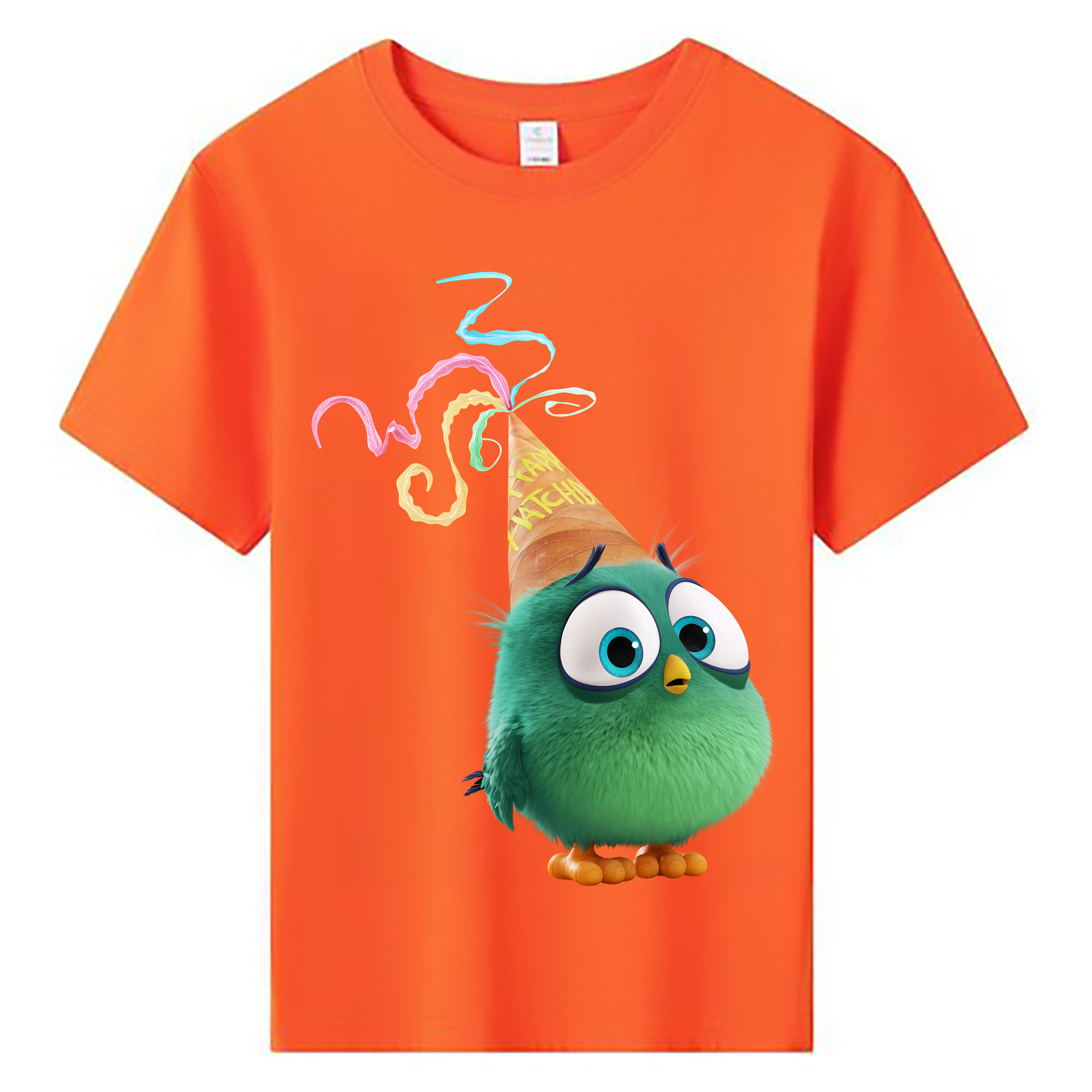 （画像用） Angry Birds アングリーバード 綿100％キッズTシャツ（フロントプリント）
