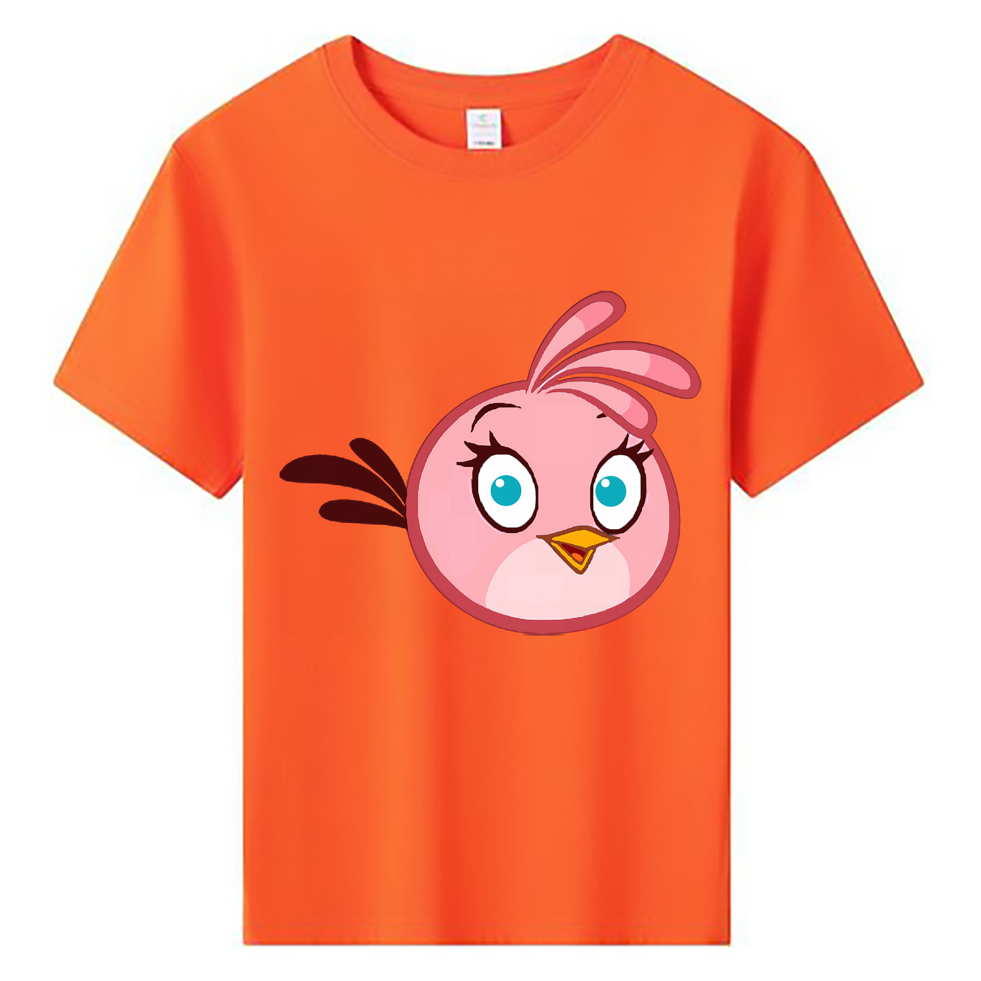 （画像用） Angry Birds アングリーバード 綿100％キッズTシャツ（フロントプリント）