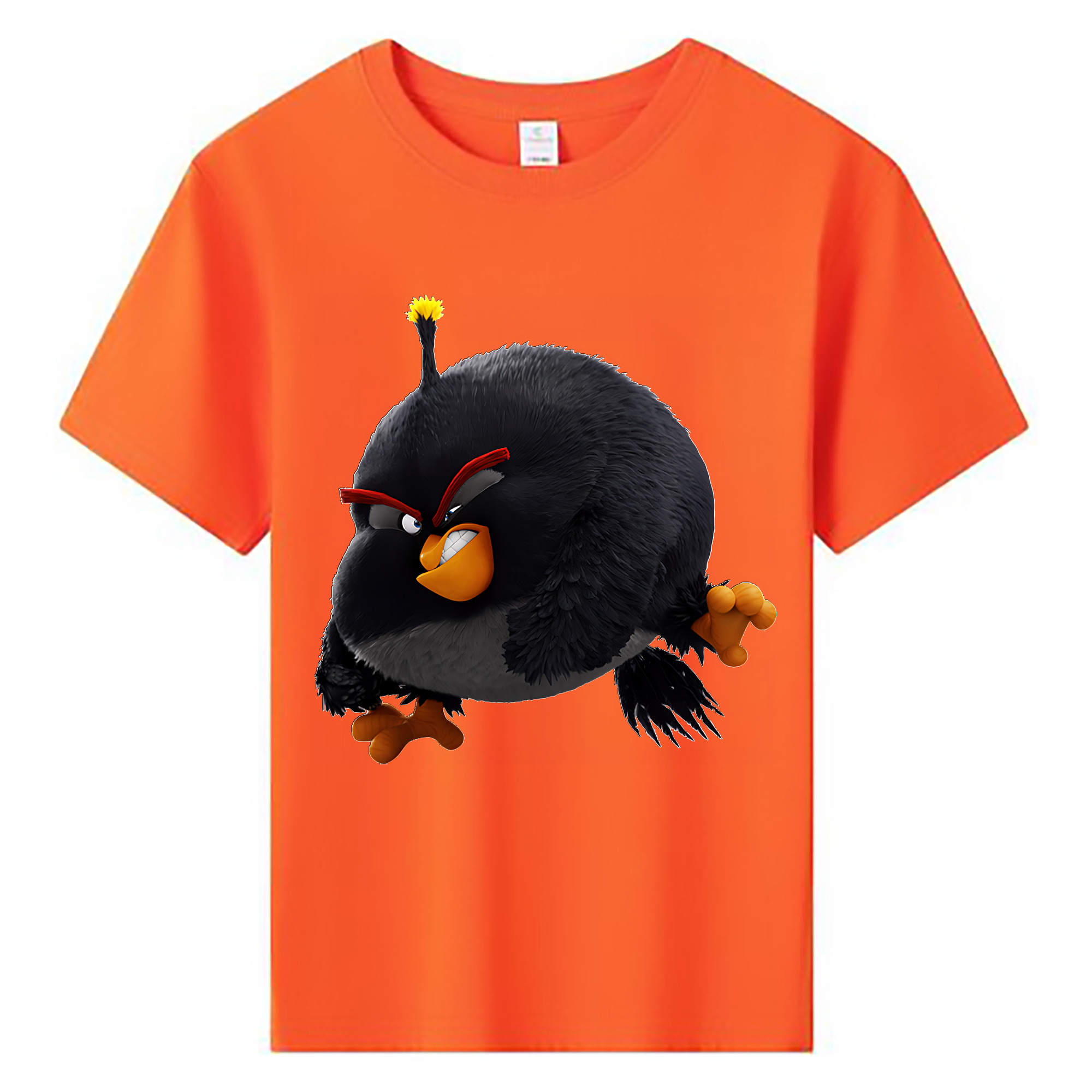 （画像用） Angry Birds アングリーバード 綿100％キッズTシャツ（フロントプリント）