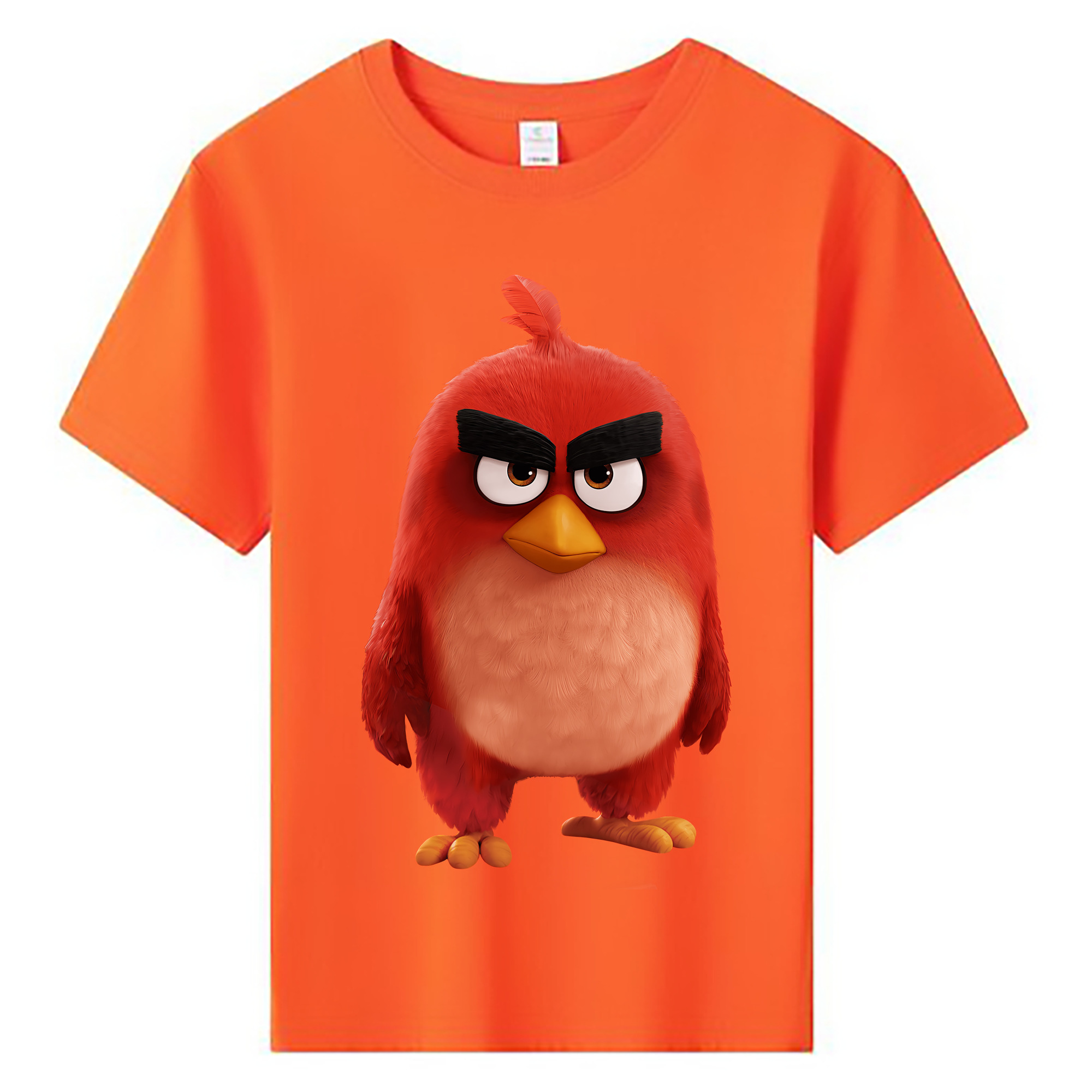 （画像用） Angry Birds アングリーバード 綿100％キッズTシャツ（フロントプリント）