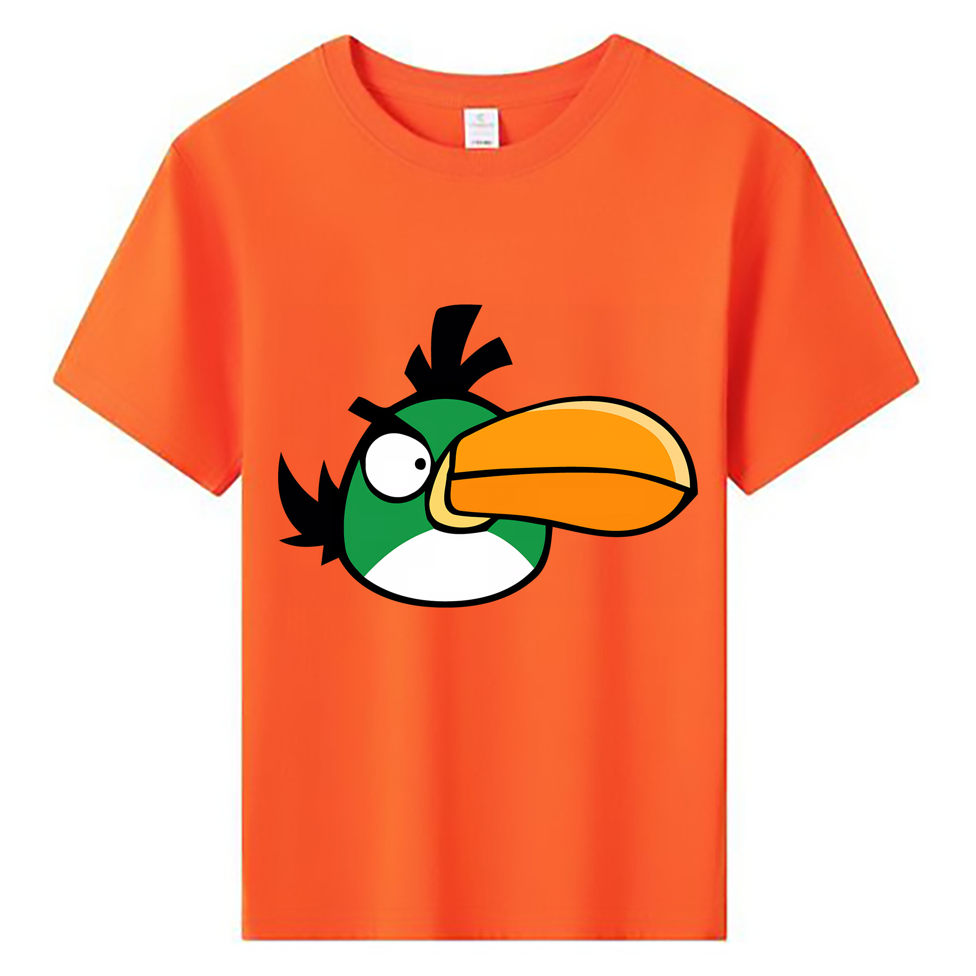 （画像用） Angry Birds アングリーバード 綿100％キッズTシャツ（フロントプリント）