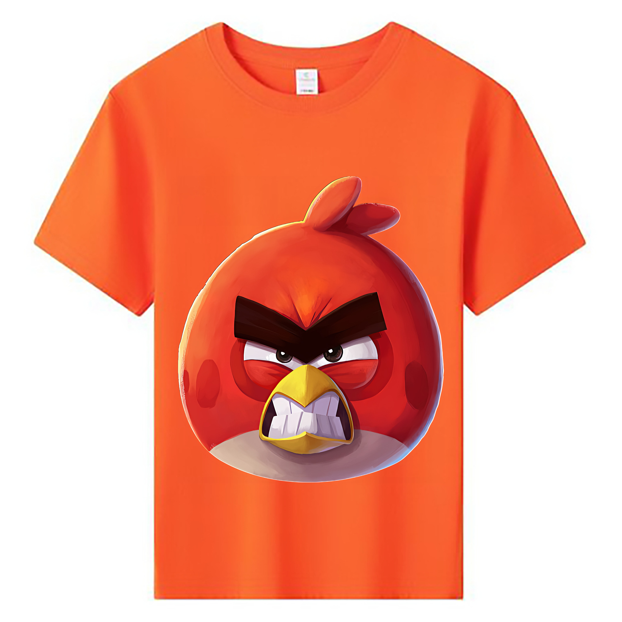 （画像用） Angry Birds アングリーバード 綿100％キッズTシャツ（フロントプリント）