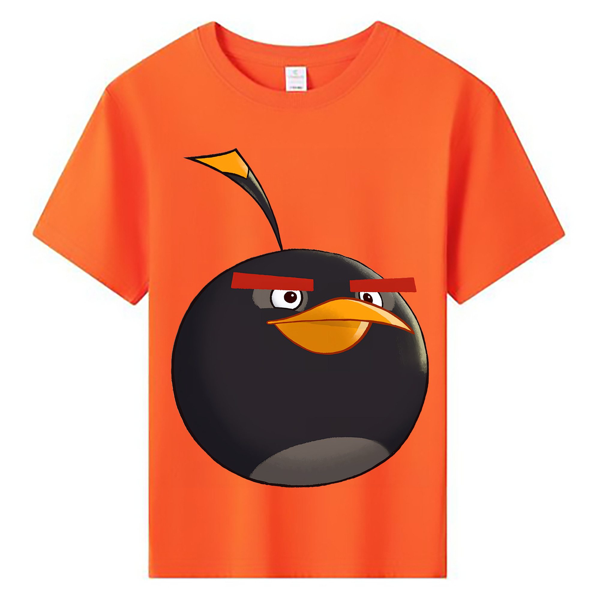 （画像用） Angry Birds アングリーバード 綿100％キッズTシャツ（フロントプリント）