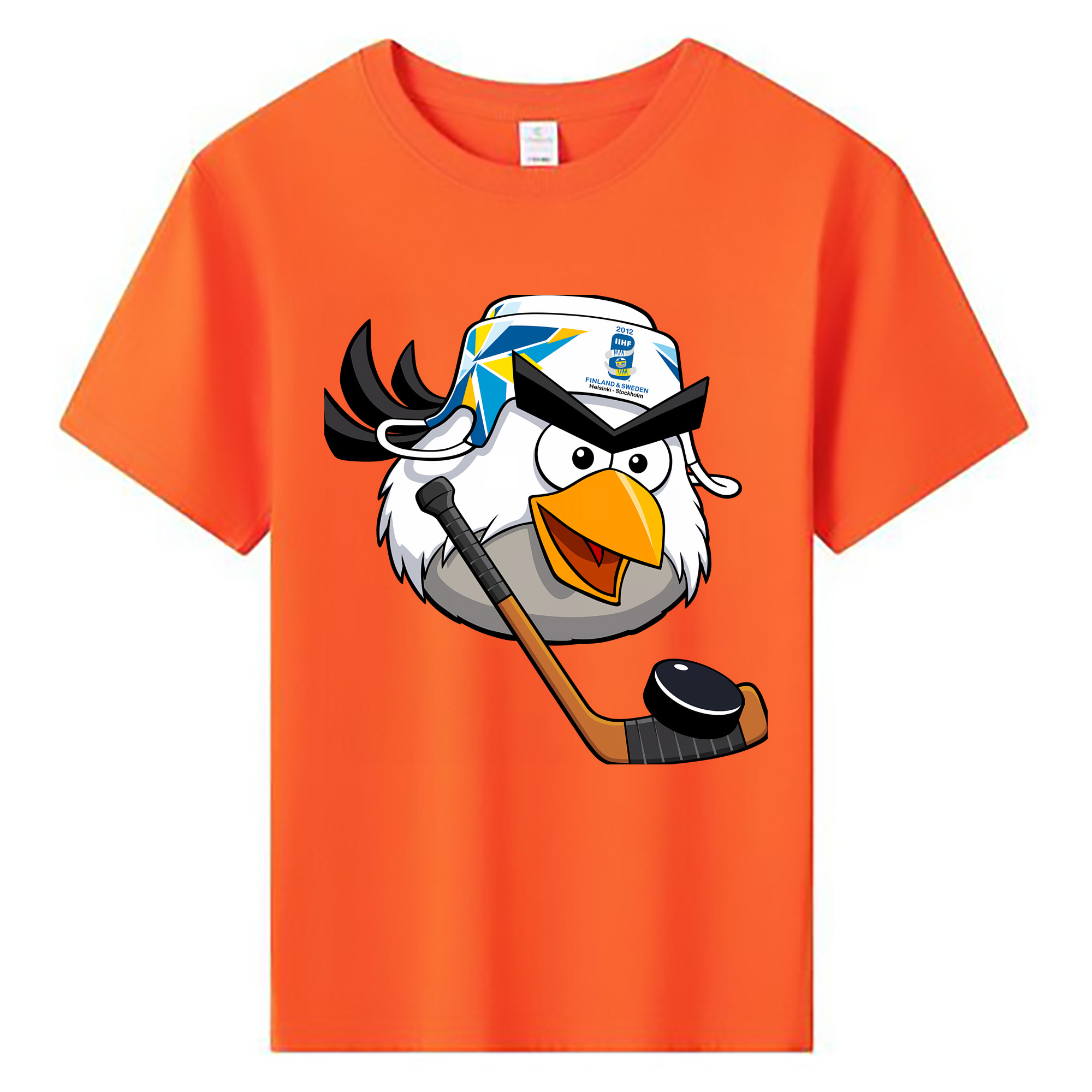 （画像用） Angry Birds アングリーバード 綿100％キッズTシャツ（フロントプリント）