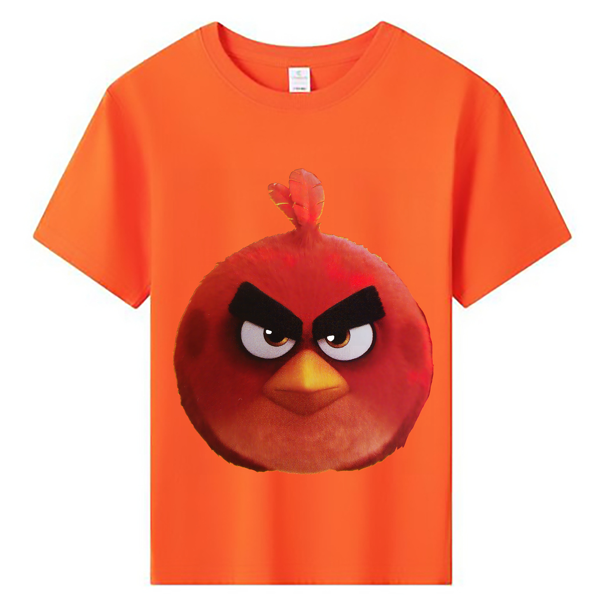 （画像用） Angry Birds アングリーバード 綿100％キッズTシャツ（フロントプリント）