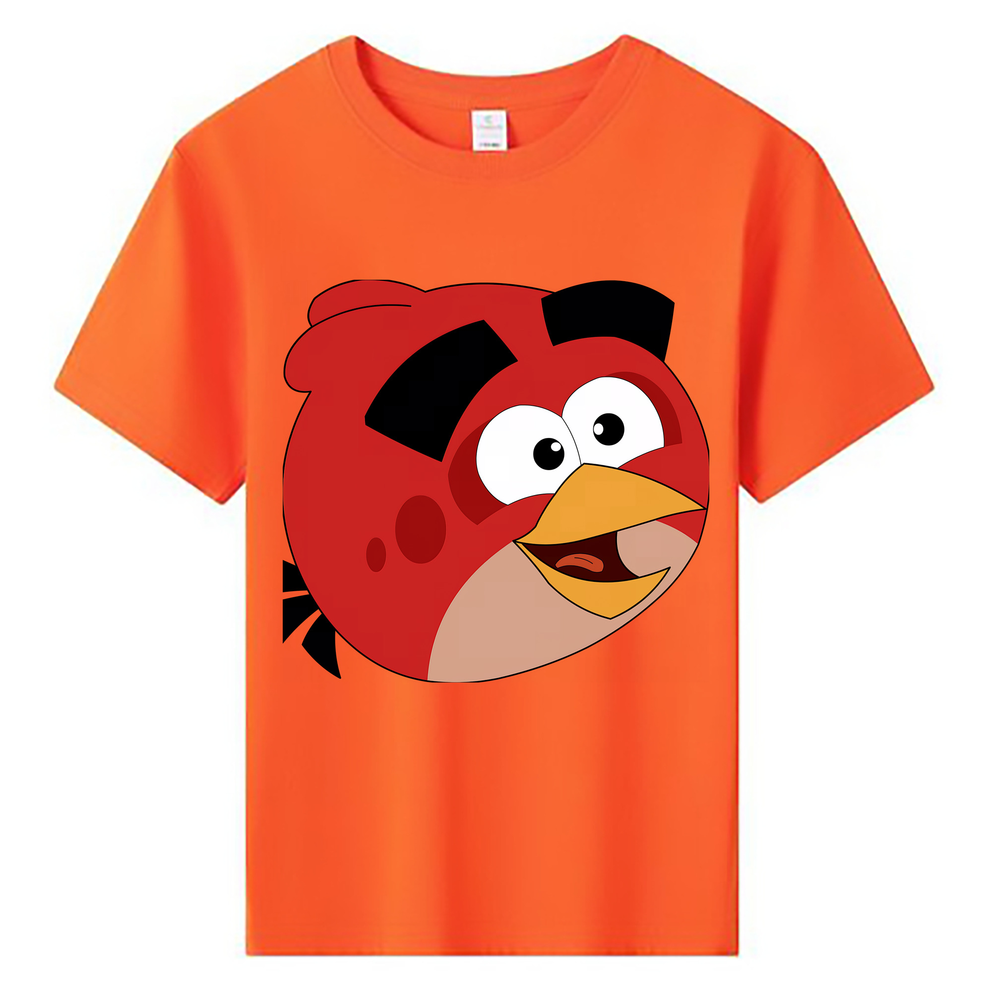 （画像用） Angry Birds アングリーバード 綿100％キッズTシャツ（フロントプリント）