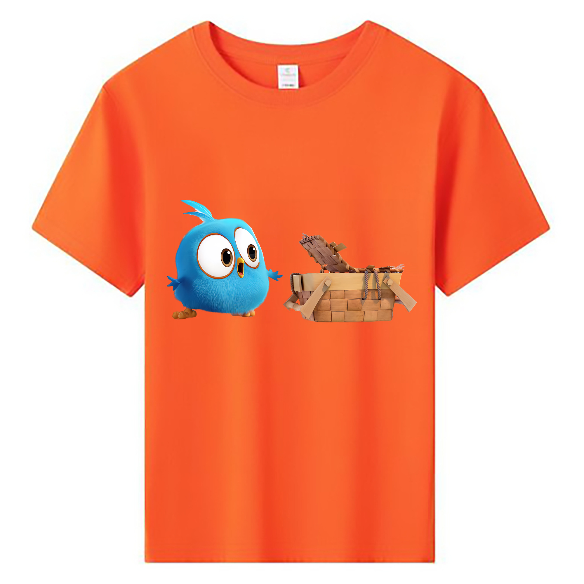 （画像用） Angry Birds アングリーバード 綿100％キッズTシャツ（フロントプリント）