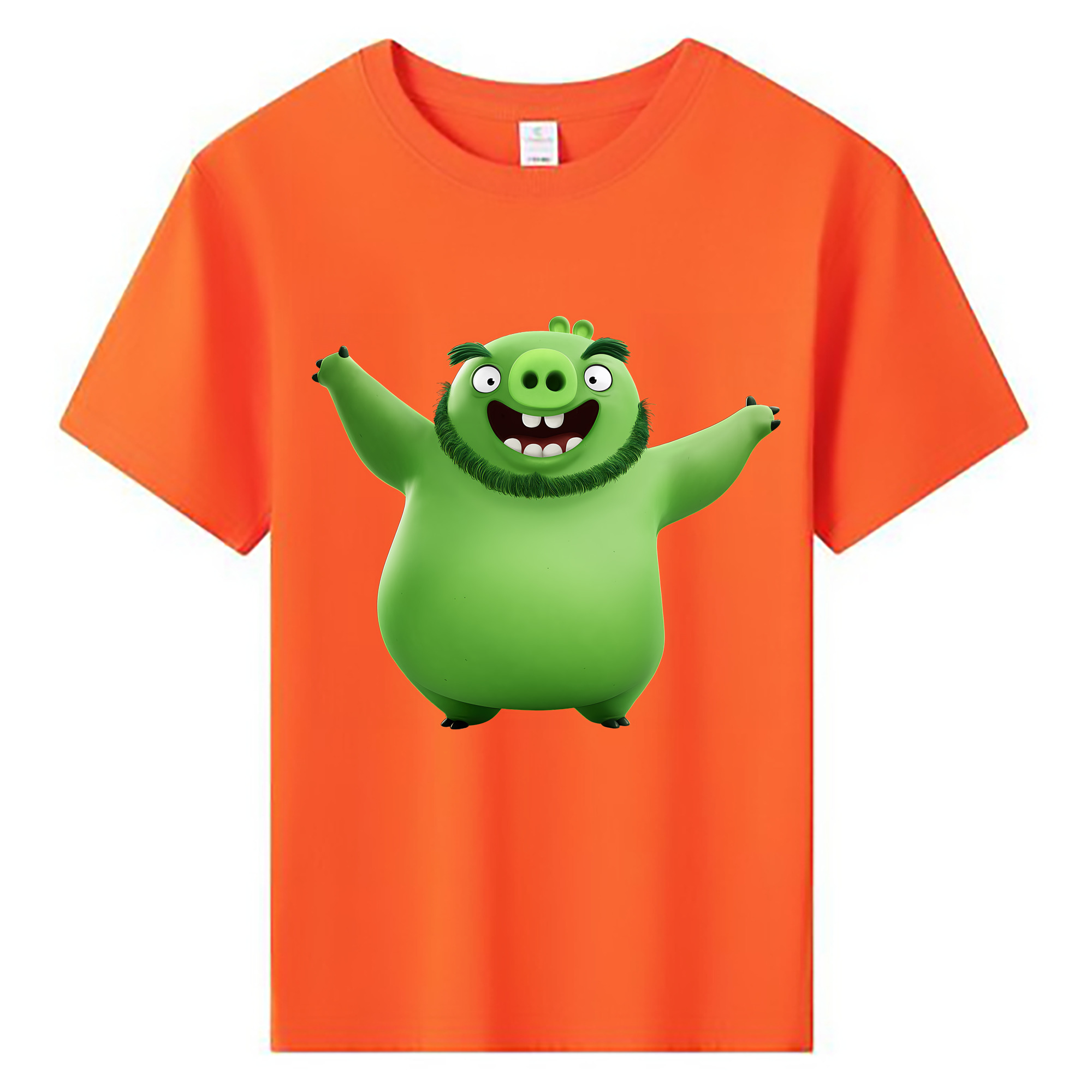 （画像用） Angry Birds アングリーバード 綿100％キッズTシャツ（フロントプリント）