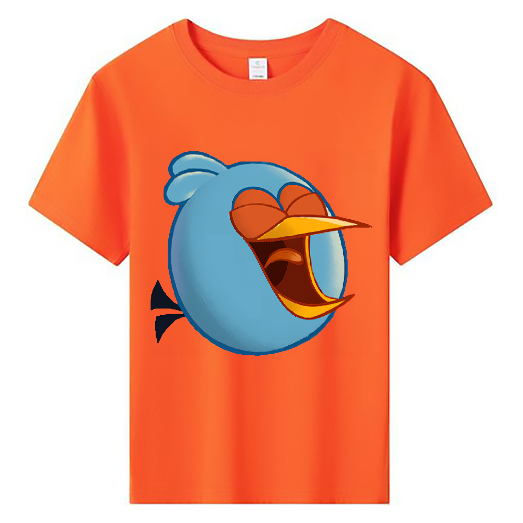 （画像用） Angry Birds アングリーバード 綿100％キッズTシャツ（フロントプリント）