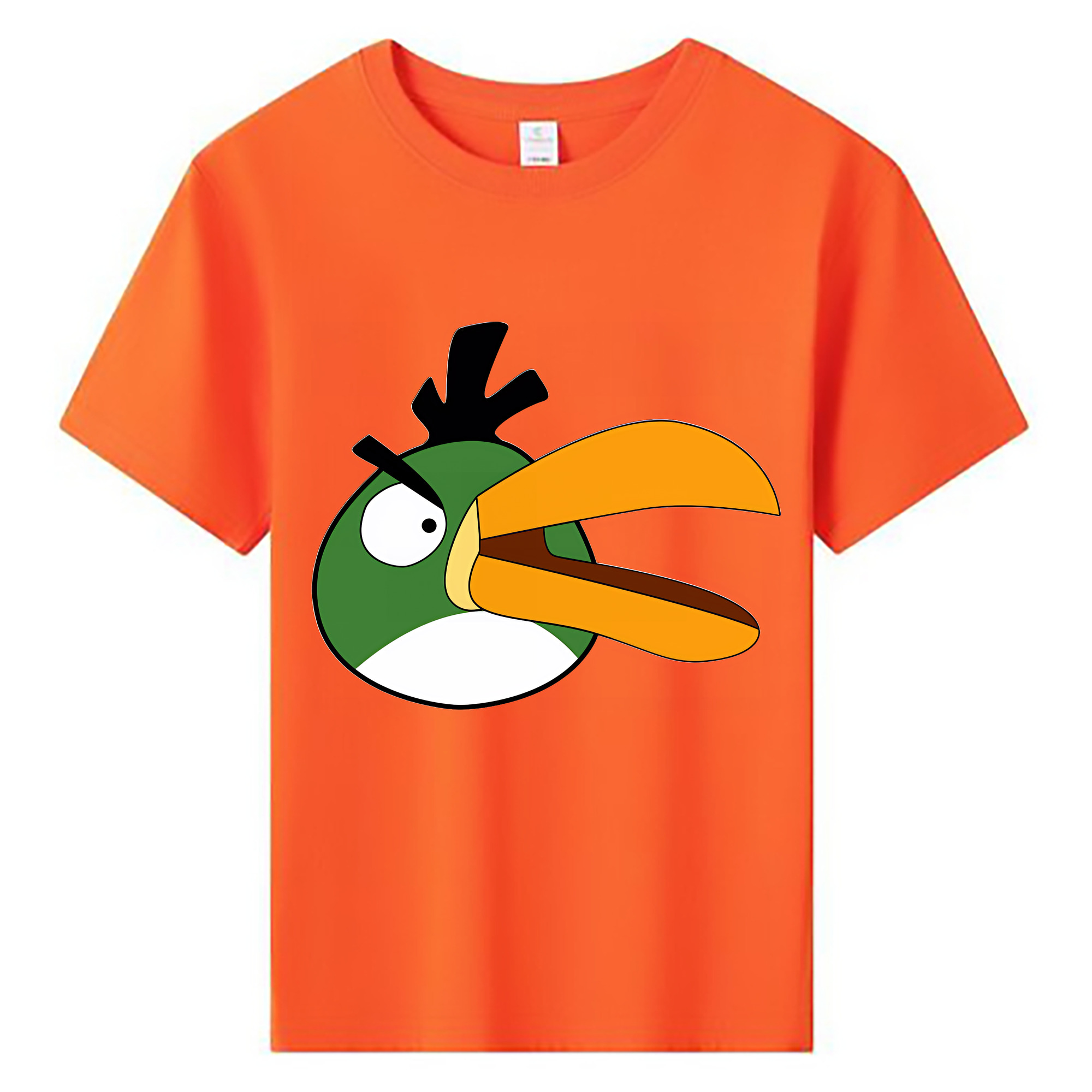 （画像用） Angry Birds アングリーバード 綿100％キッズTシャツ（フロントプリント）