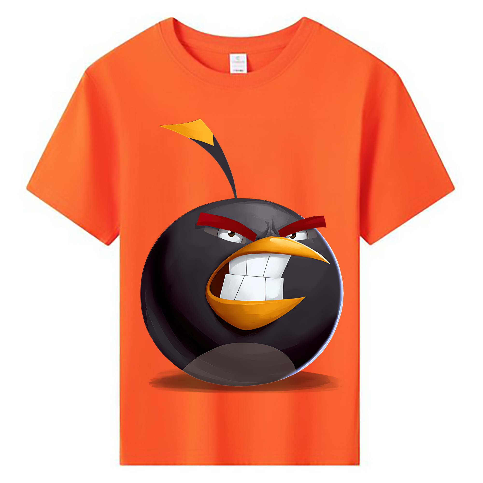 （画像用） Angry Birds アングリーバード 綿100％キッズTシャツ（フロントプリント）
