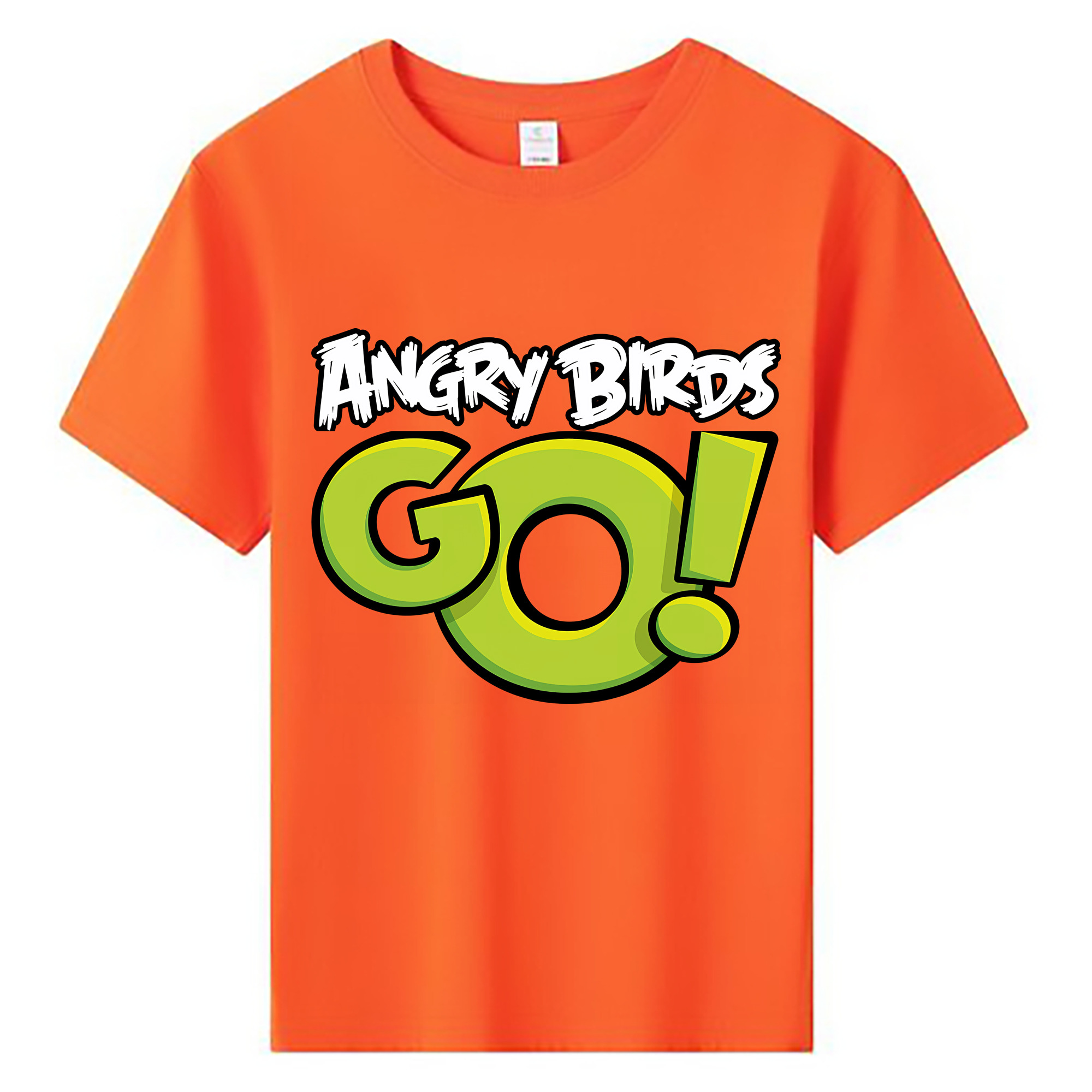 （画像用） Angry Birds アングリーバード 綿100％キッズTシャツ（フロントプリント）