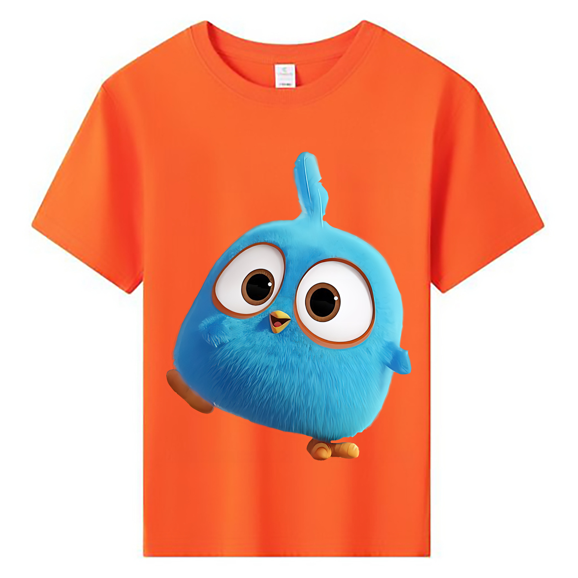 （画像用） Angry Birds アングリーバード 綿100％キッズTシャツ（フロントプリント）