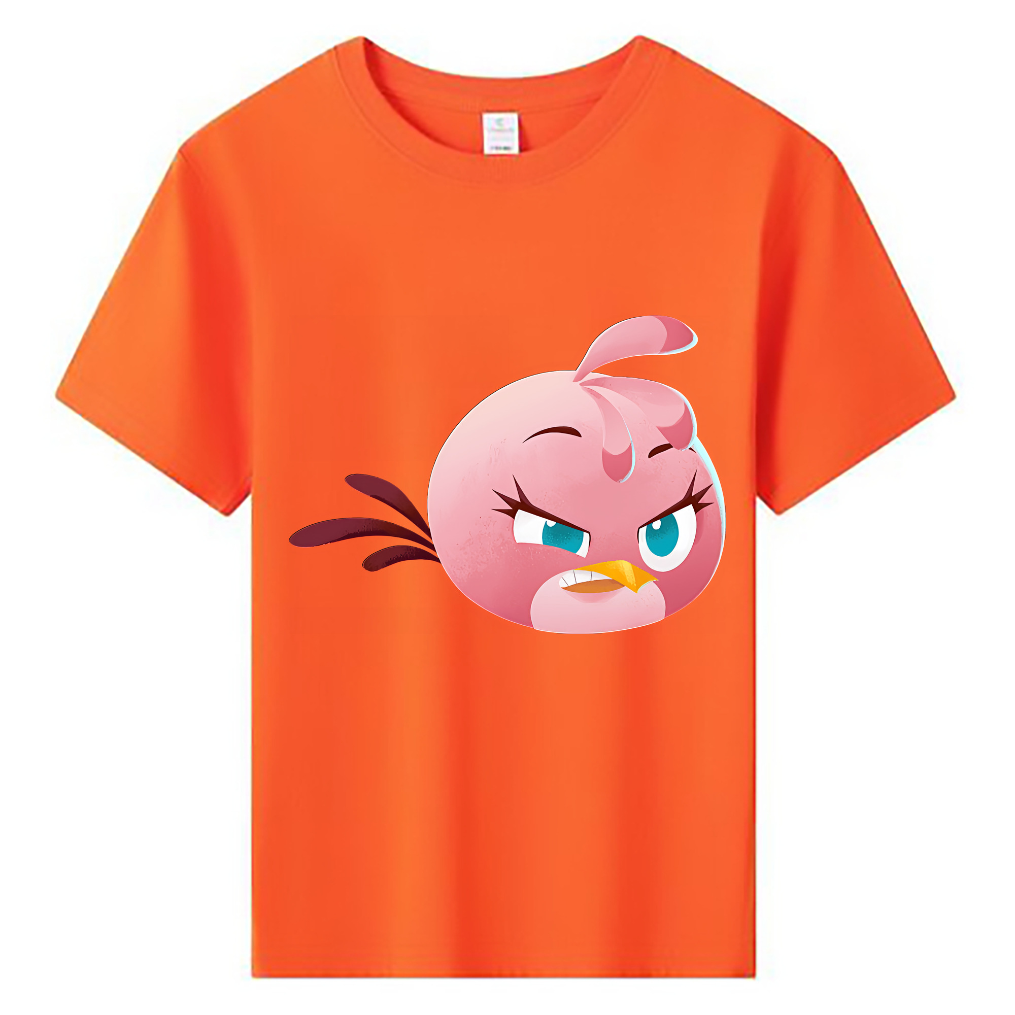 （画像用） Angry Birds アングリーバード 綿100％キッズTシャツ（フロントプリント）
