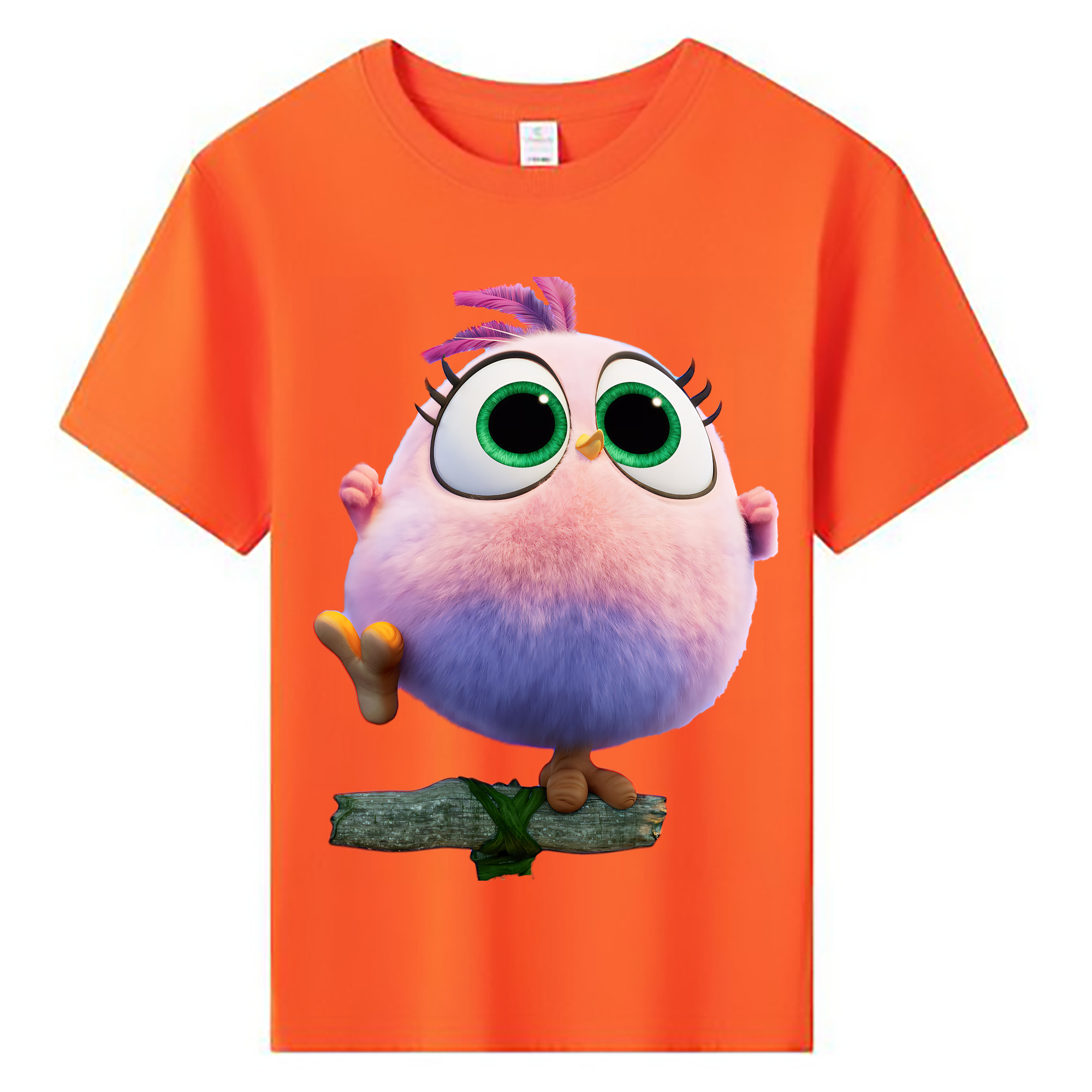 （画像用） Angry Birds アングリーバード 綿100％キッズTシャツ（フロントプリント）