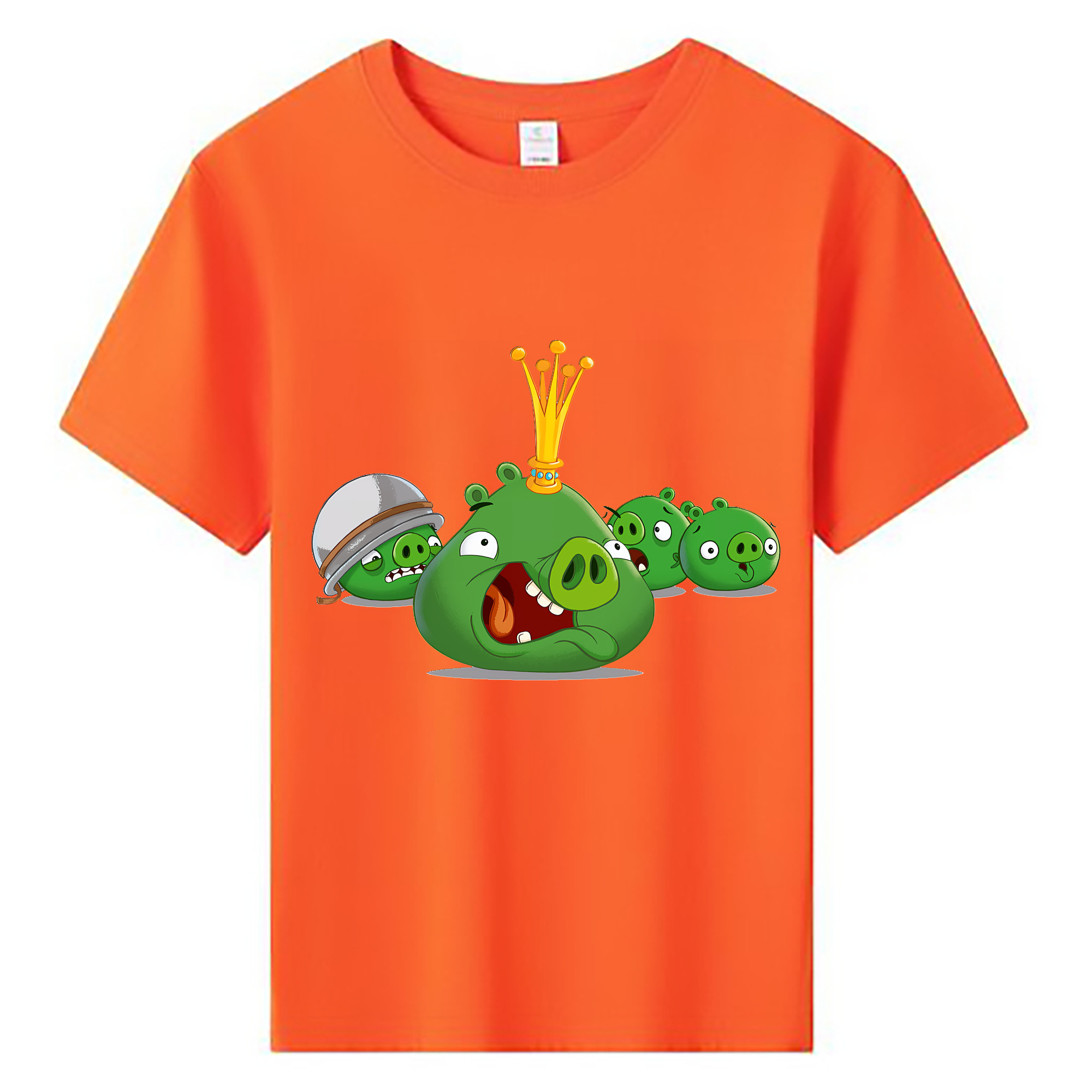 （画像用） Angry Birds アングリーバード 綿100％キッズTシャツ（フロントプリント）