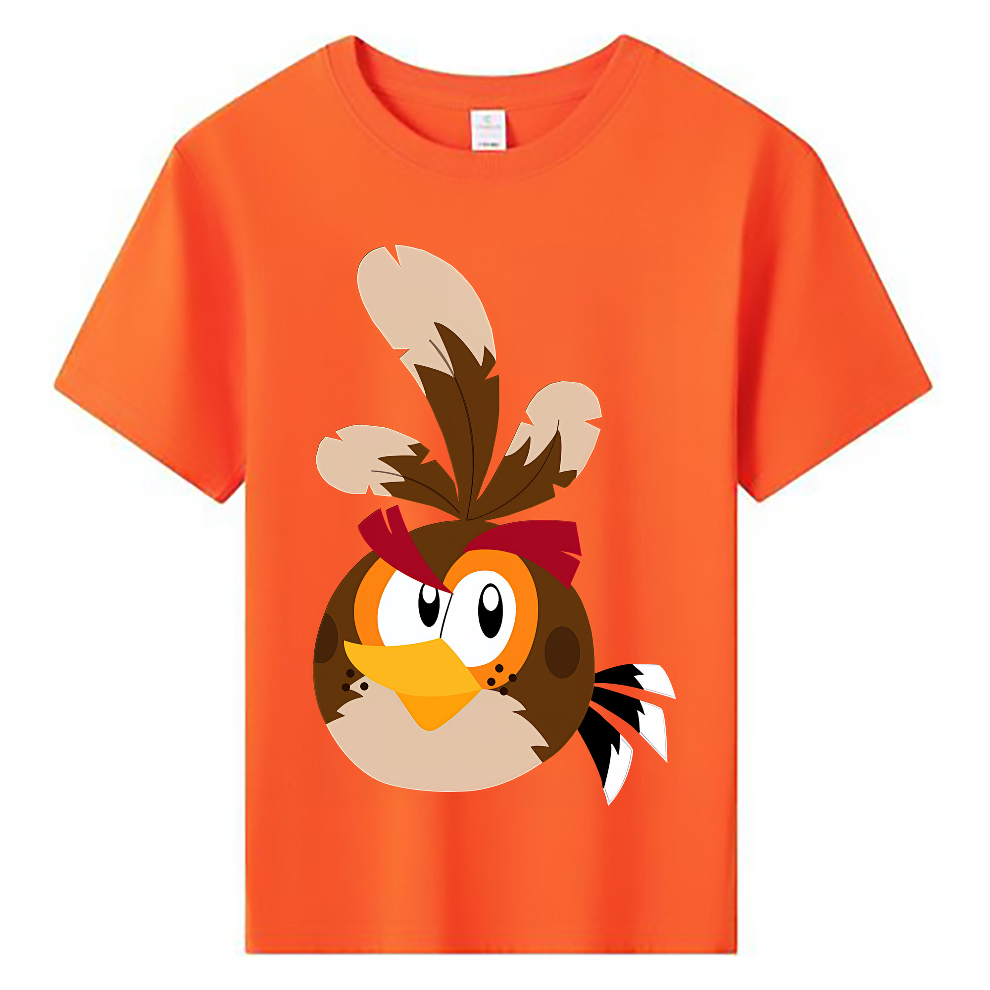 （画像用） Angry Birds アングリーバード 綿100％キッズTシャツ（フロントプリント）
